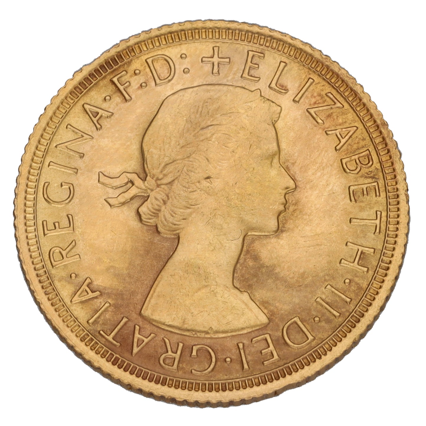 22ct Gold Queen Elizabeth II Full Sovereign Coin 1967