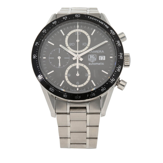 Tag Heuer Carrera CV2010-2 41mm Stainless Steel Mens Watch