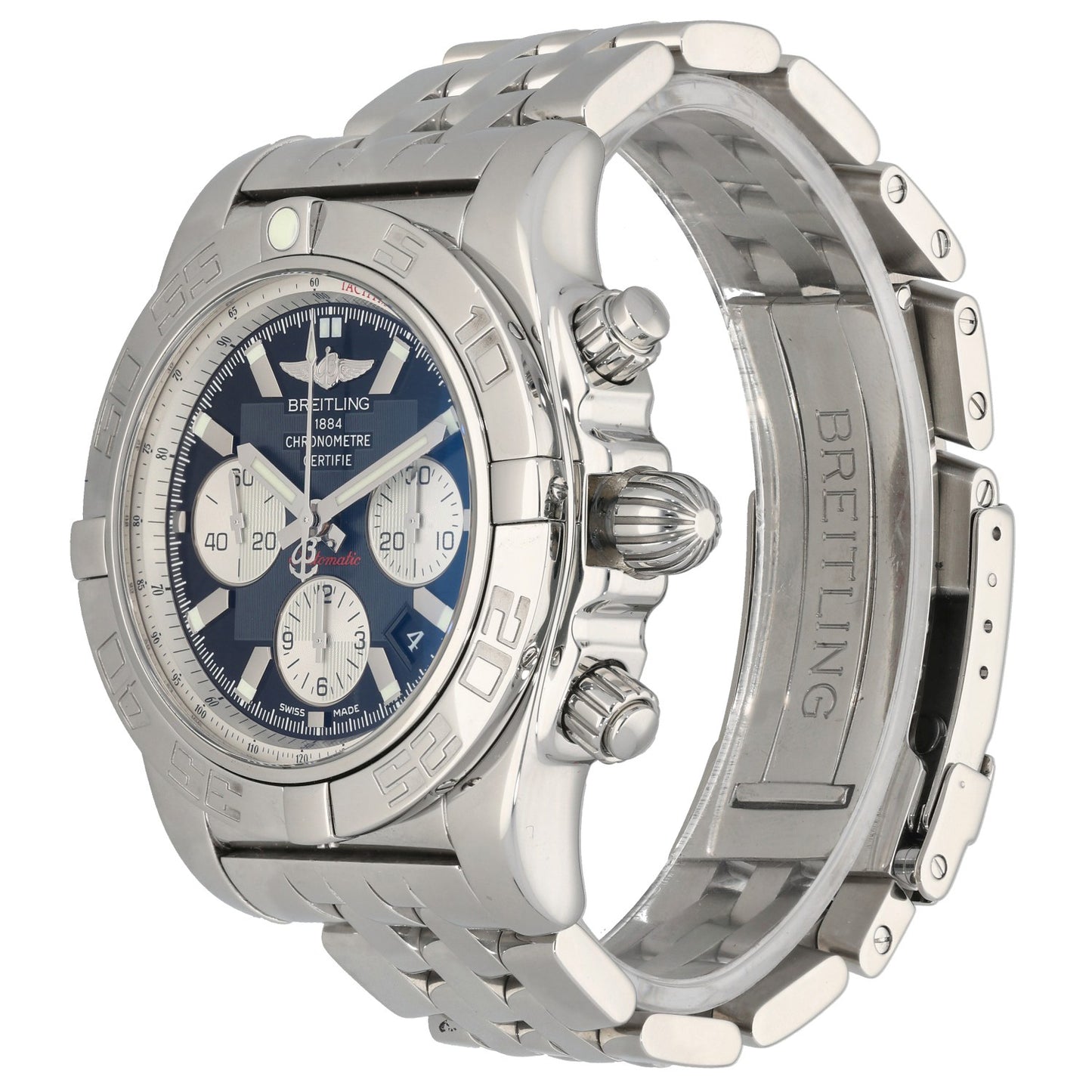 Breitling Chronomat AB0110 44mm Stainless Steel Watch