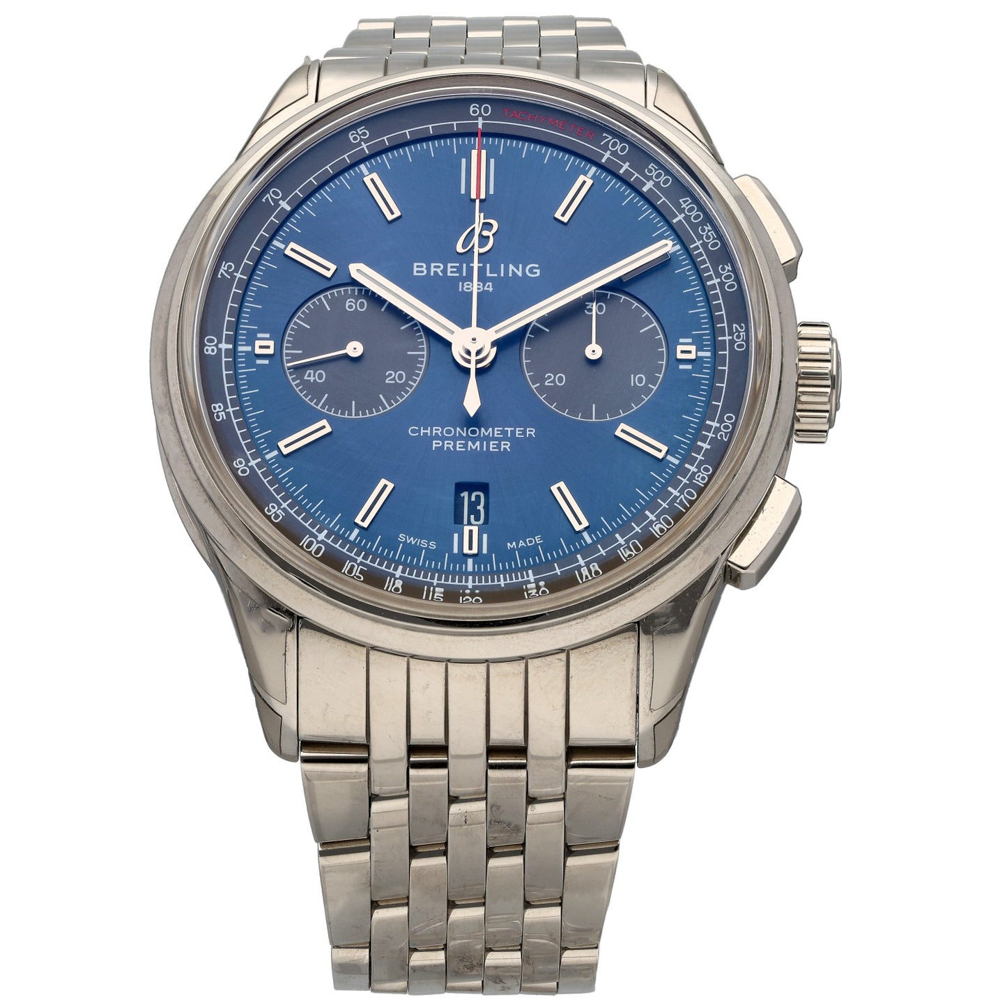Breitling Premier B01 AB0118 42mm Stainless Steel Watch