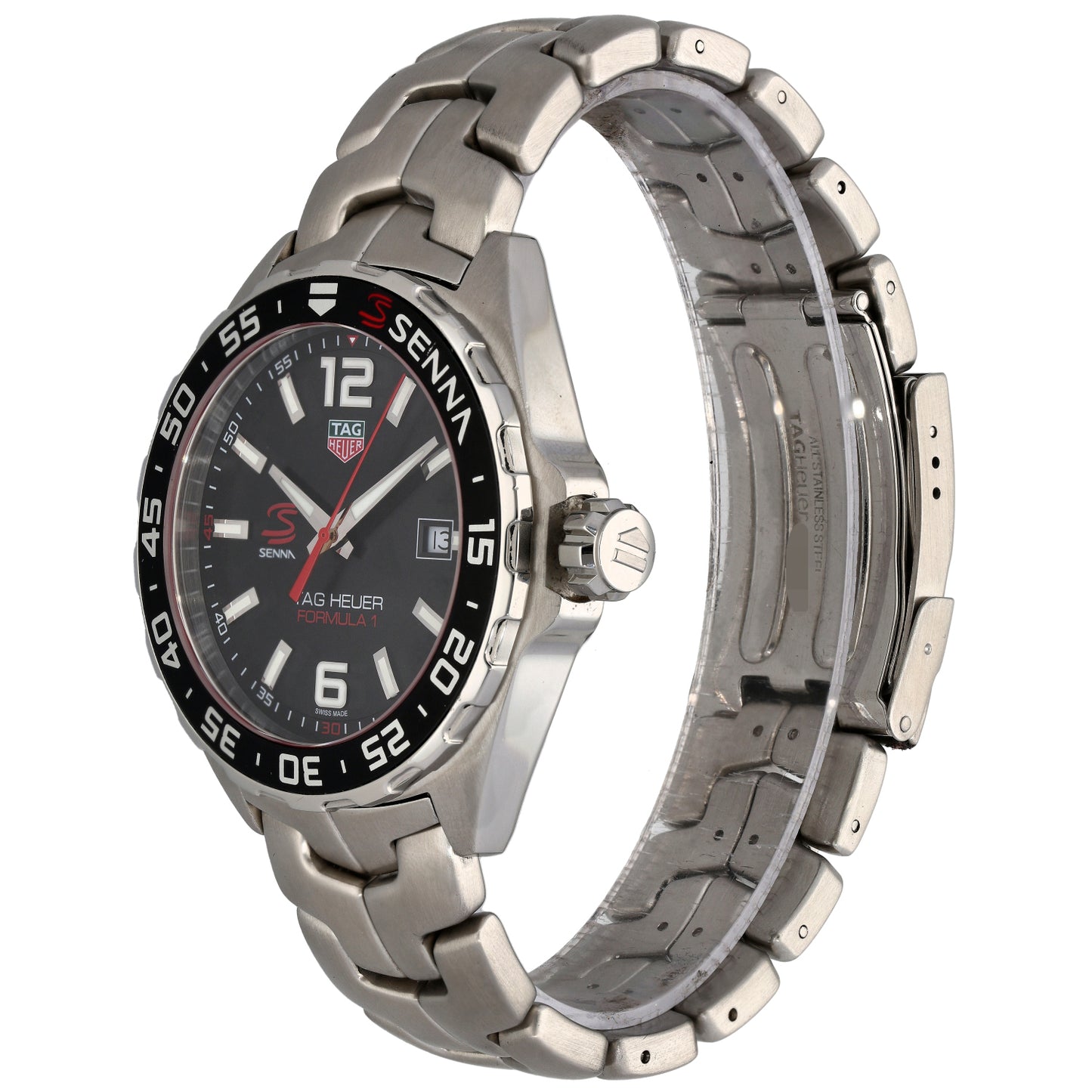 Tag Heuer Formula 1 Senna WAZ1012 43mm Stainless Steel Watch