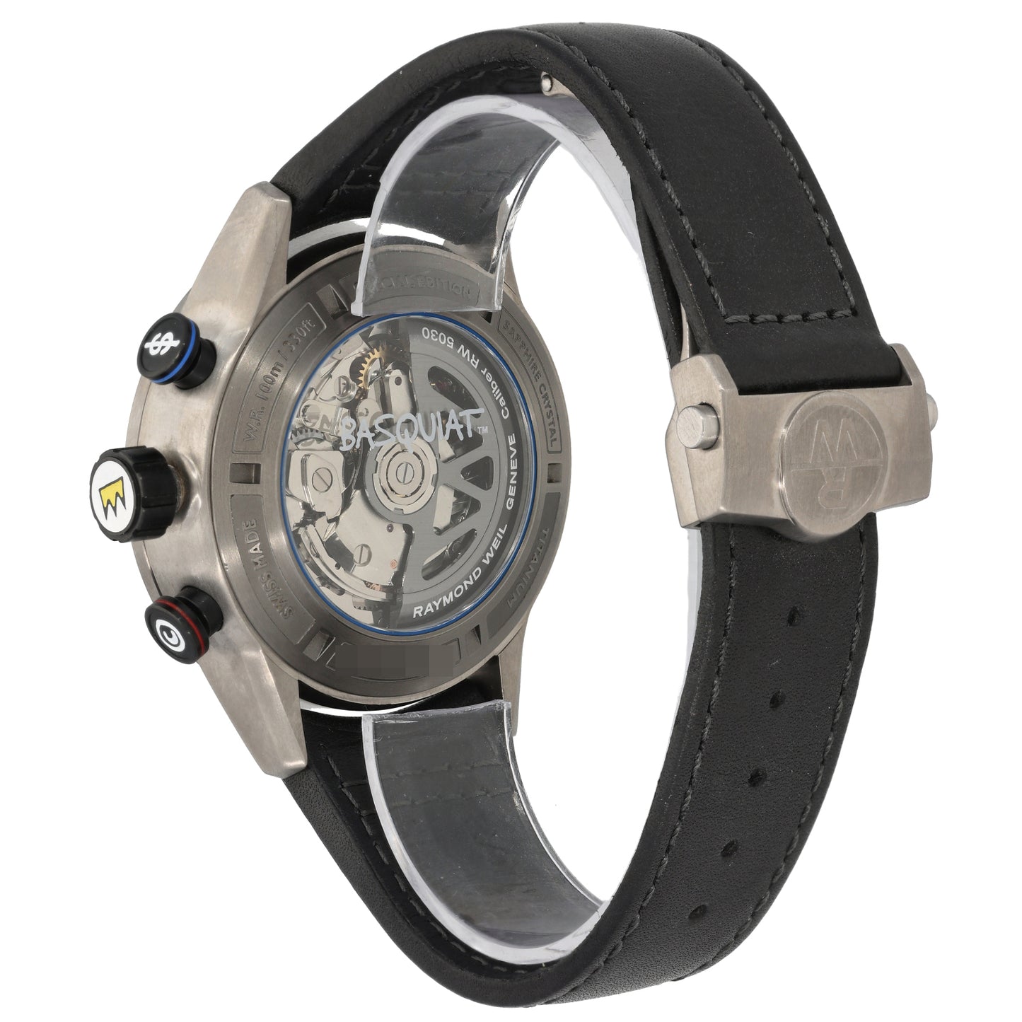 Raymond Weil Freelancer 7780 Basquiat Special Edition 43.5mm Titanium Watch
