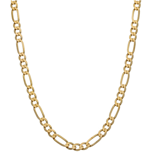 9ct Gold Figaro Chain 20"
