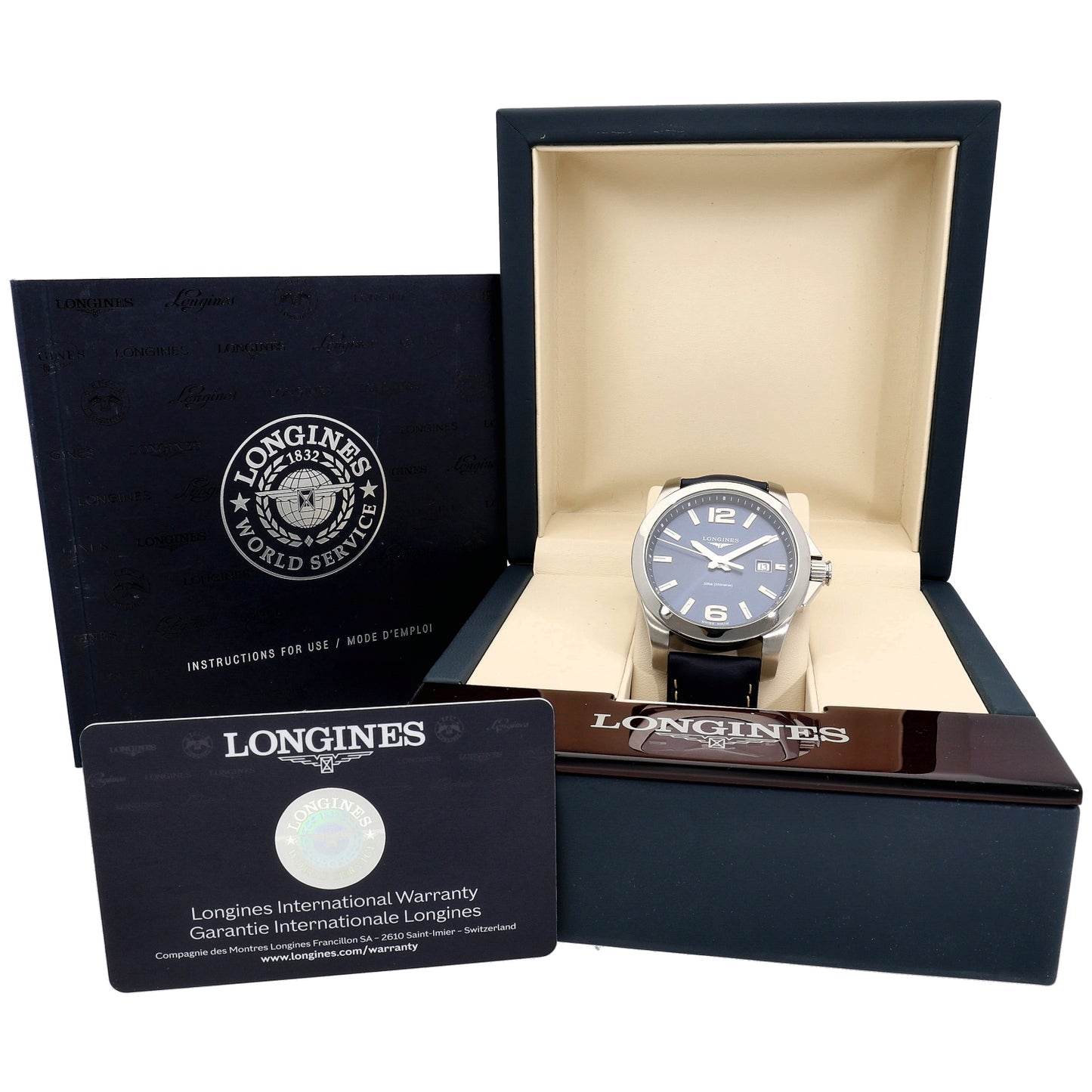Longines Conquest L3.759.4 41mm Stainless Steel Watch