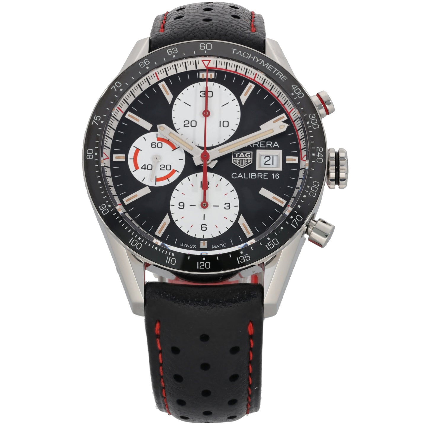 Tag Heuer Carrera CV201AP-0 41mm Stainless Steel Watch