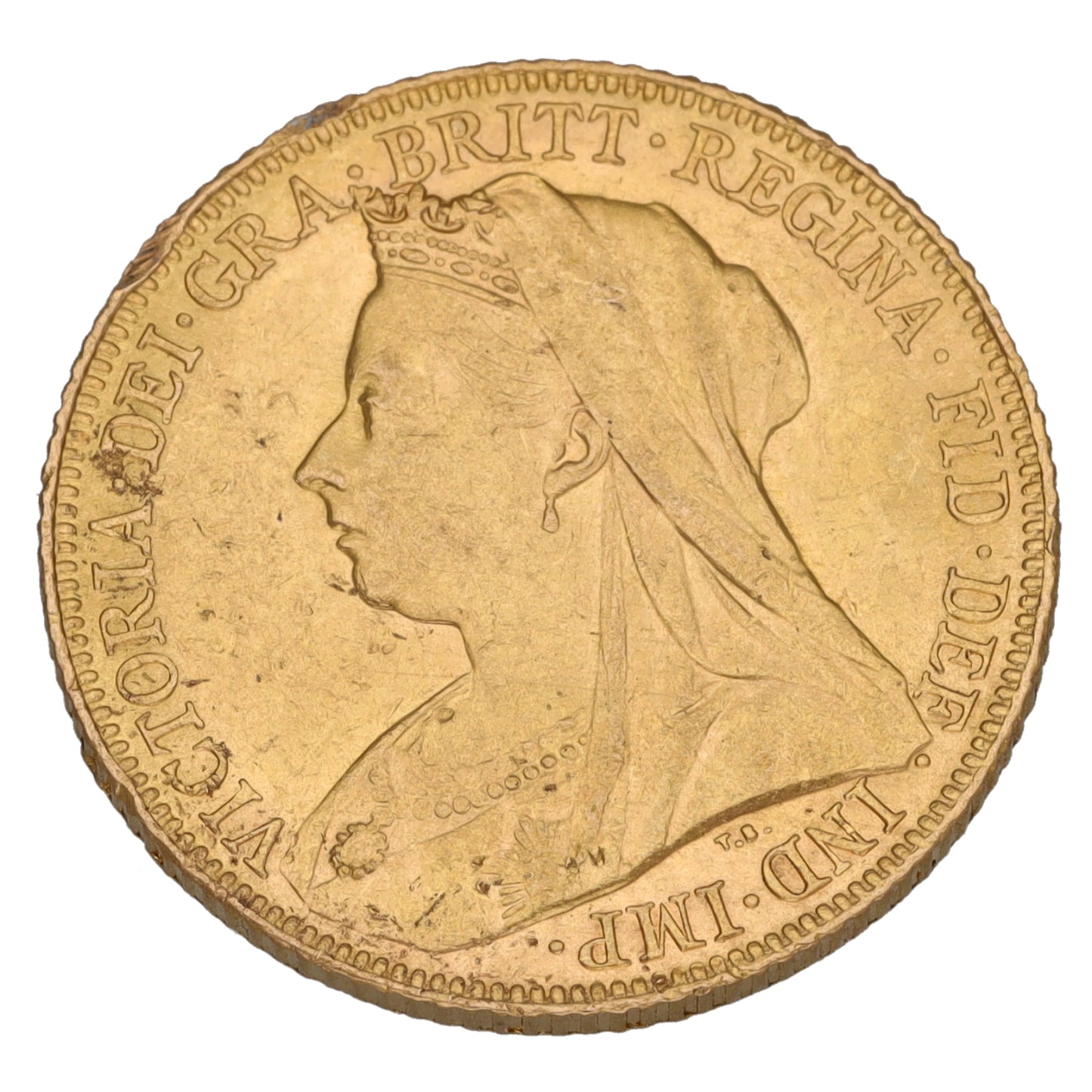 22ct Gold Queen Victoria Full Sovereign Coin 1899