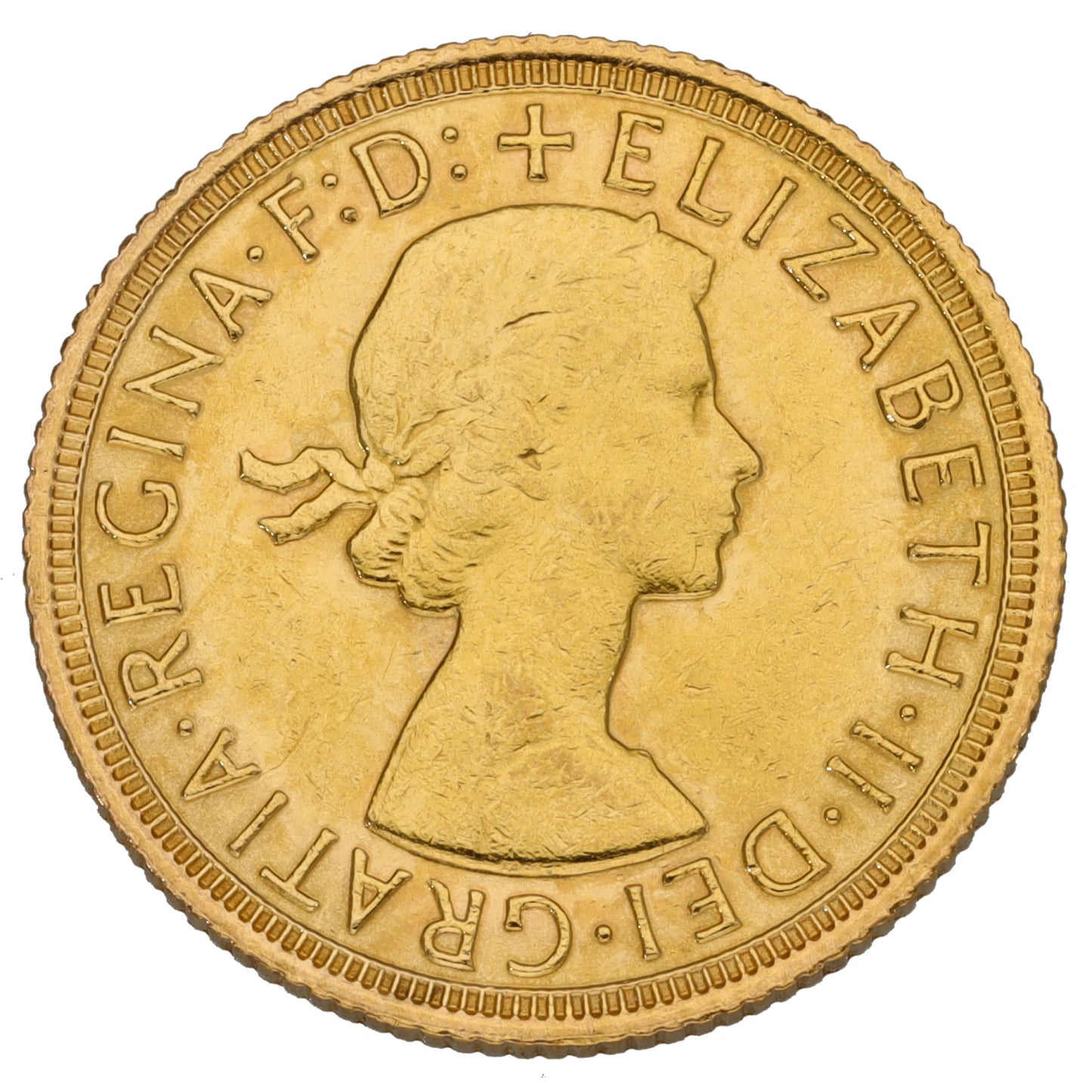 22ct Gold Queen Elizabeth II Full Sovereign Coin 1967