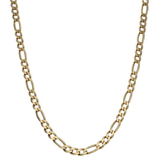 9ct Gold Figaro Chain 30"