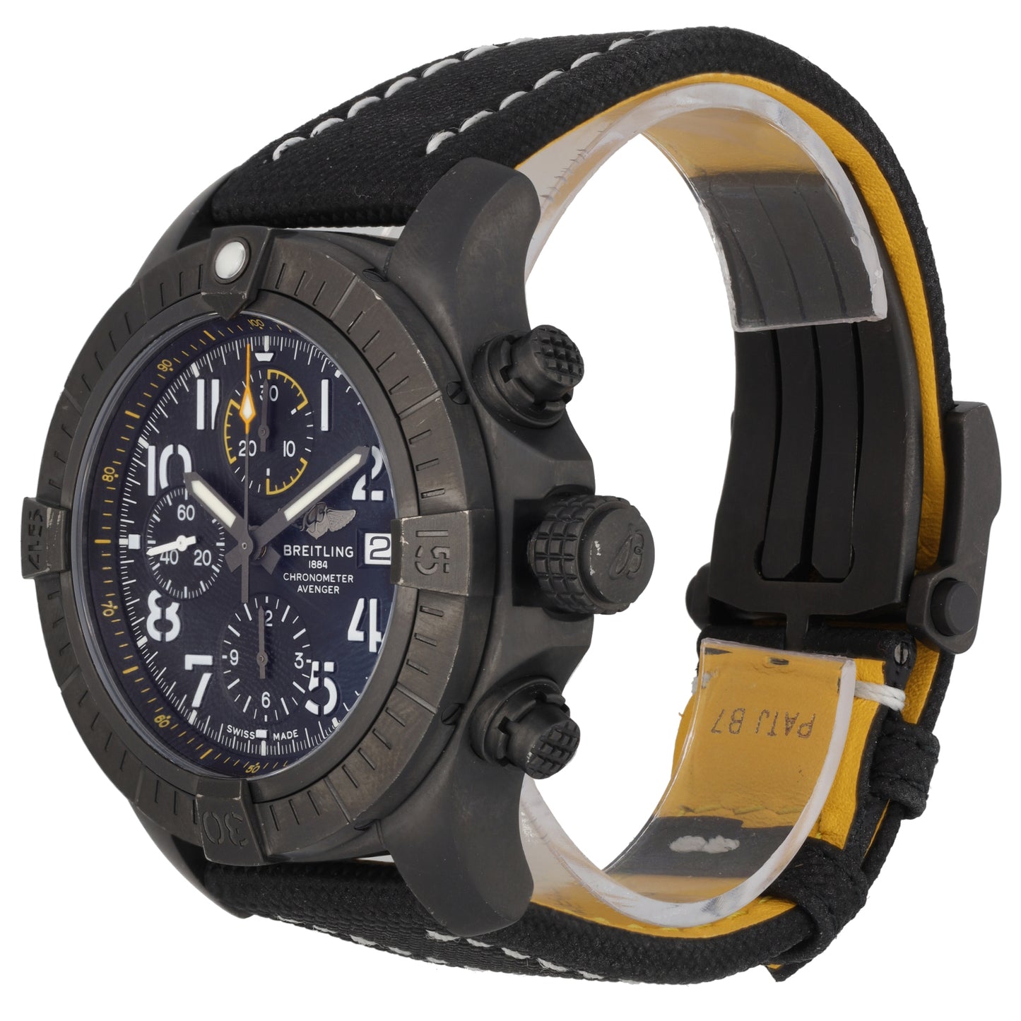 Breitling Avenger Chronograph 45 Night Mission V13317 45mm DLC Titanium Watch