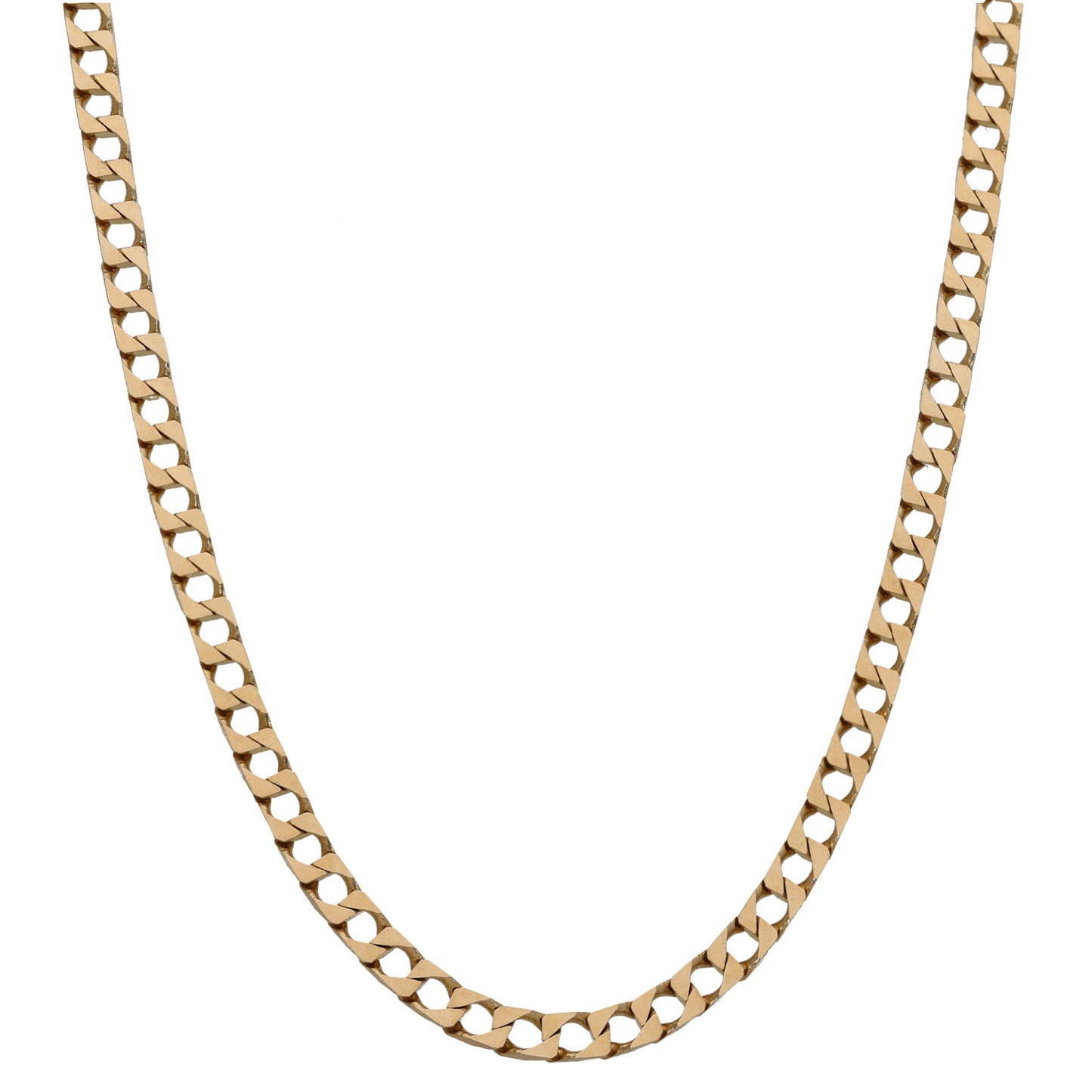 9ct Gold Curb Chain 20"