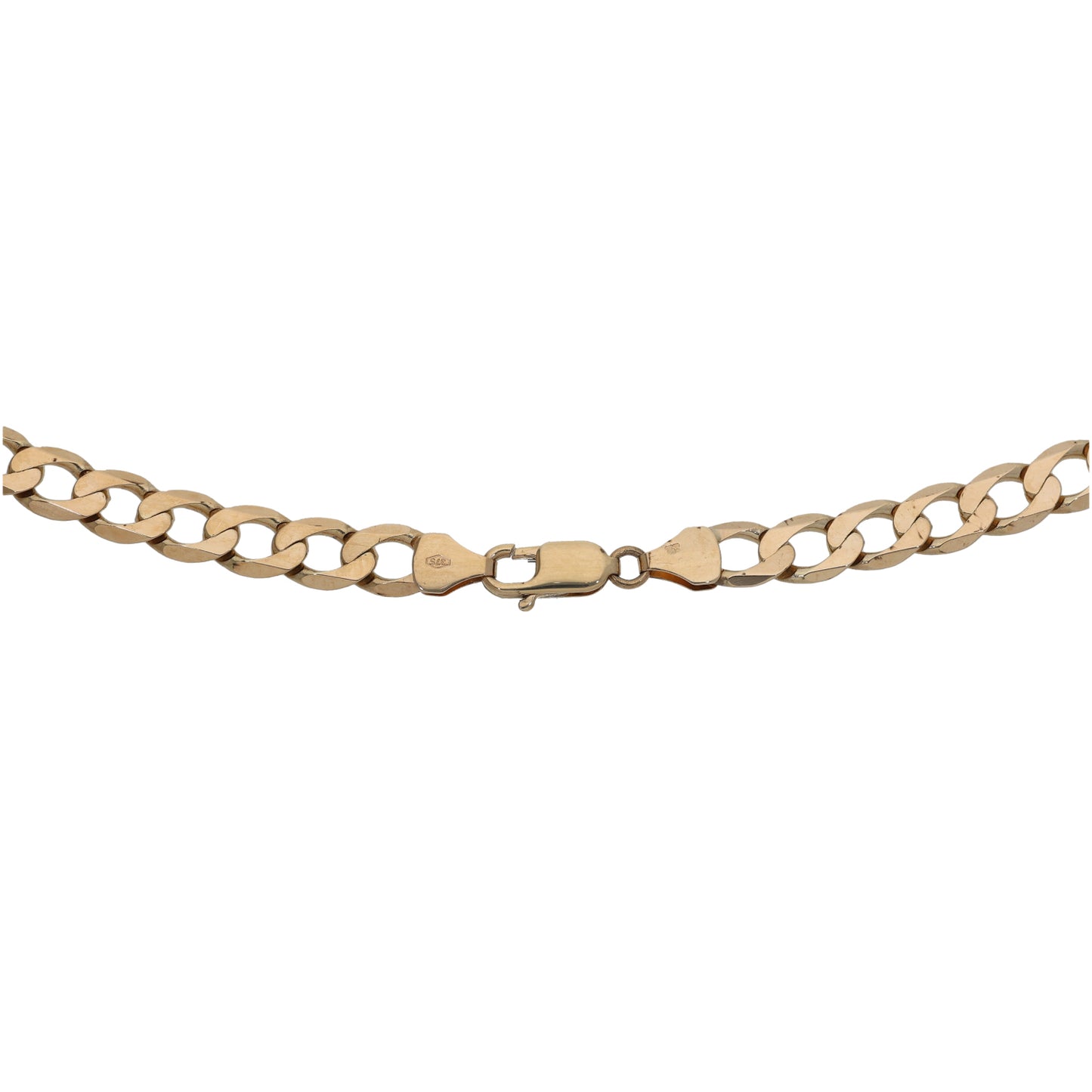9ct Gold Curb Chain 20"