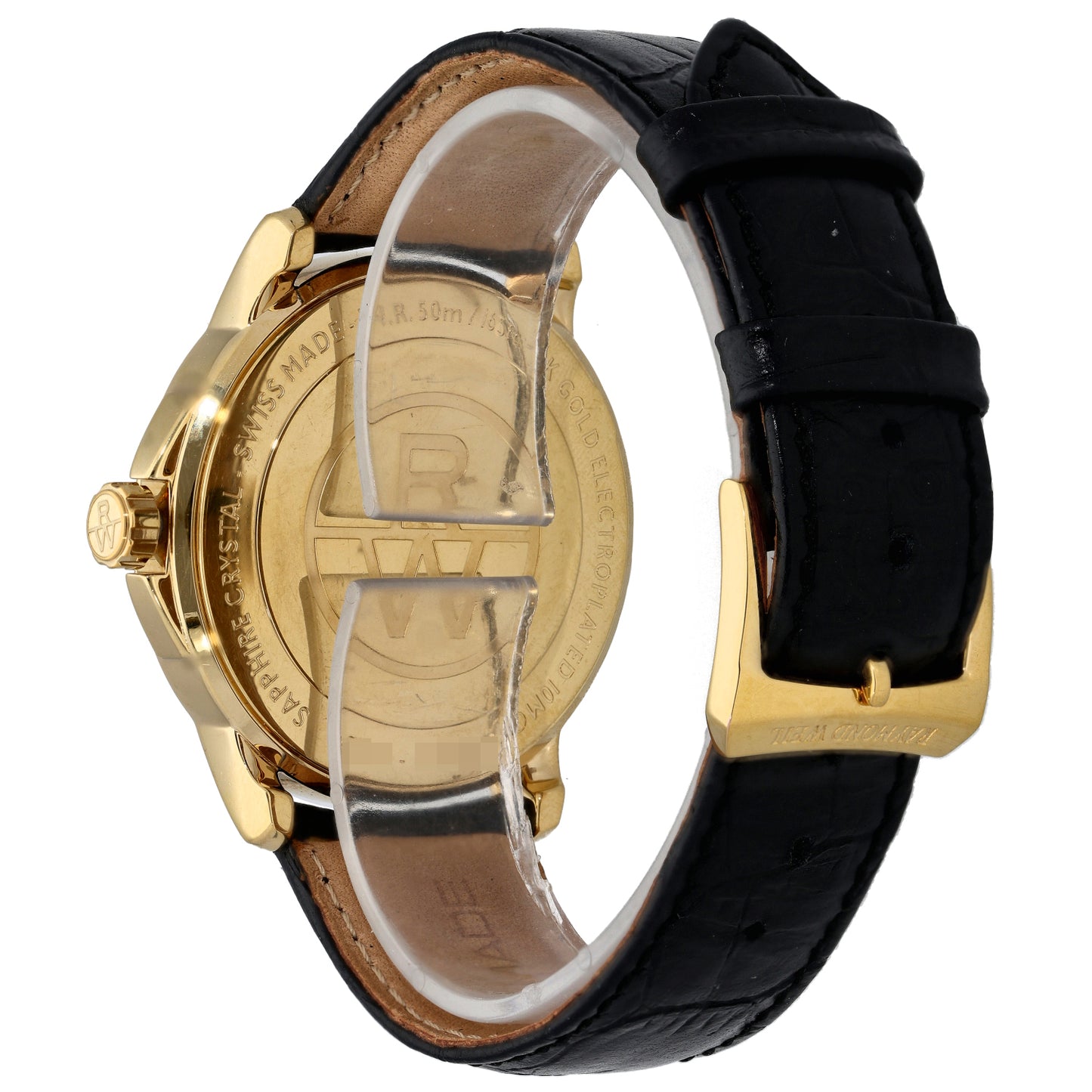 Raymond Weil Tradition 5476 39mm Gold Plated Watch