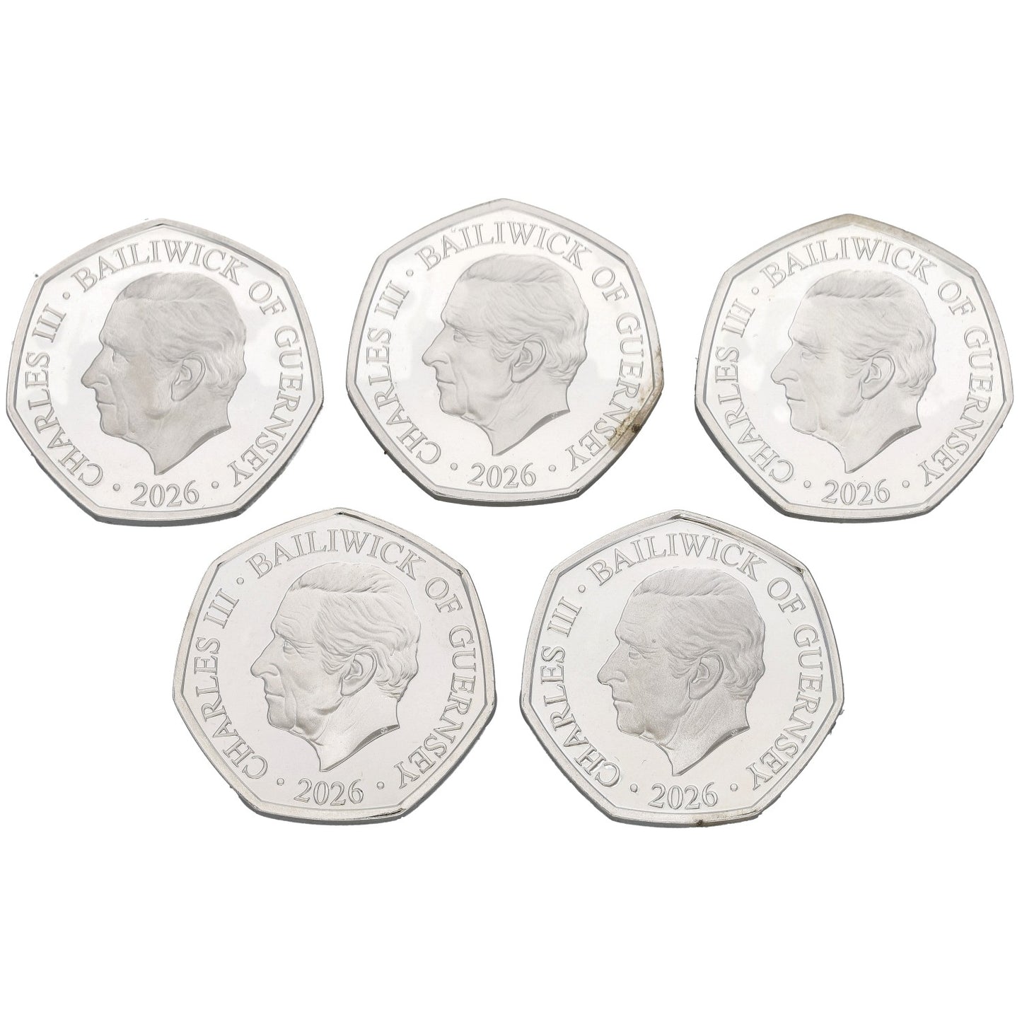 Sterling Silver Century Of Queen Elizabeth 50p Coin Set 2026