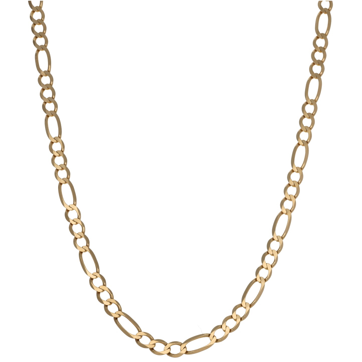 9ct Gold Figaro Chain 18"