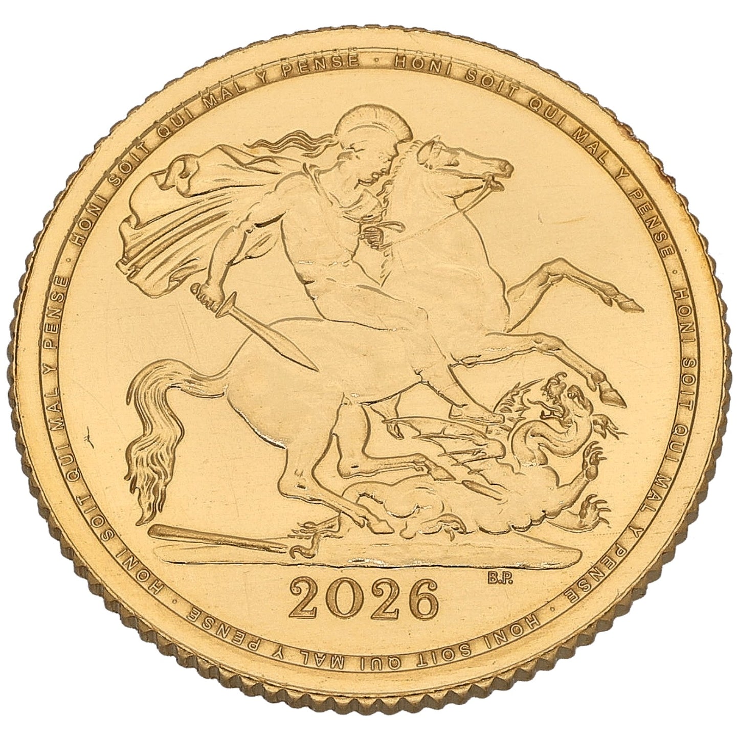 22ct Gold King Charles III Half Sovereign Coin 2026