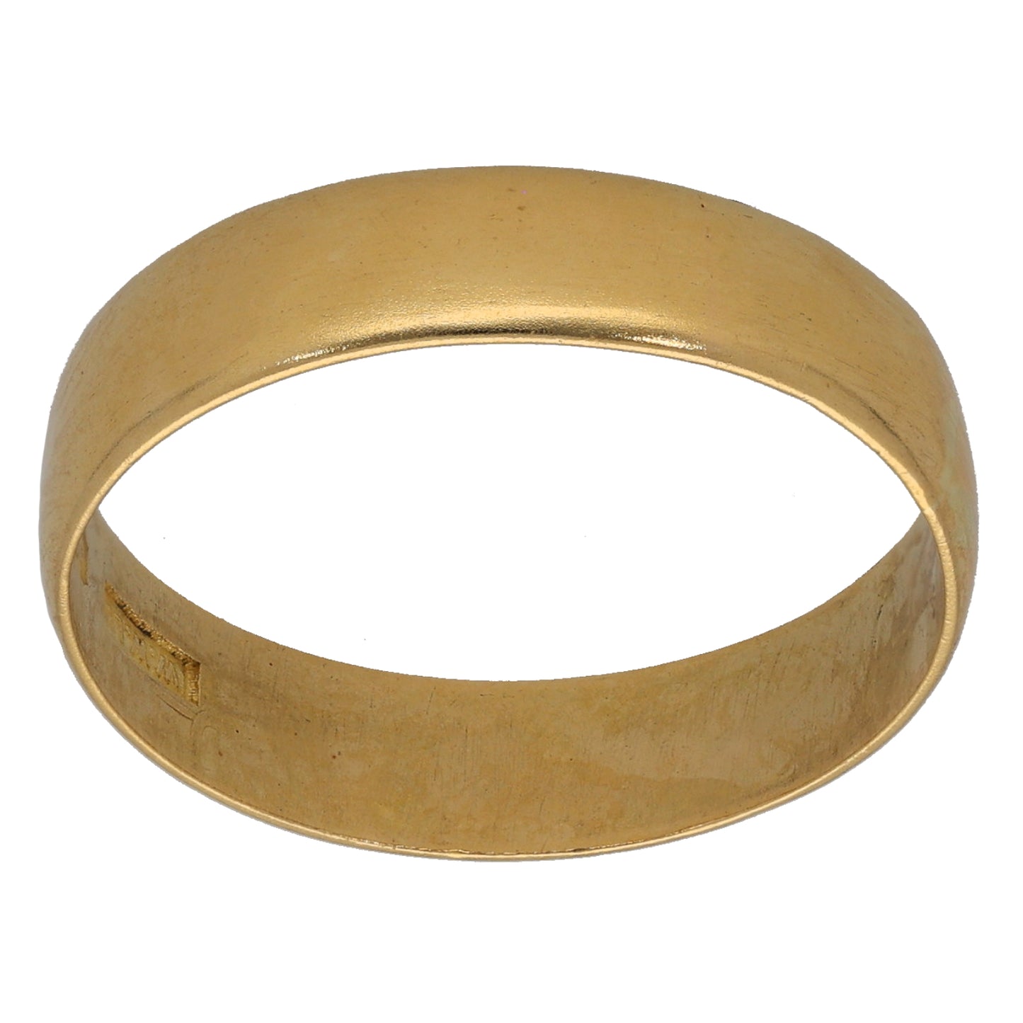 22ct Gold Plain Wedding Ring Size U