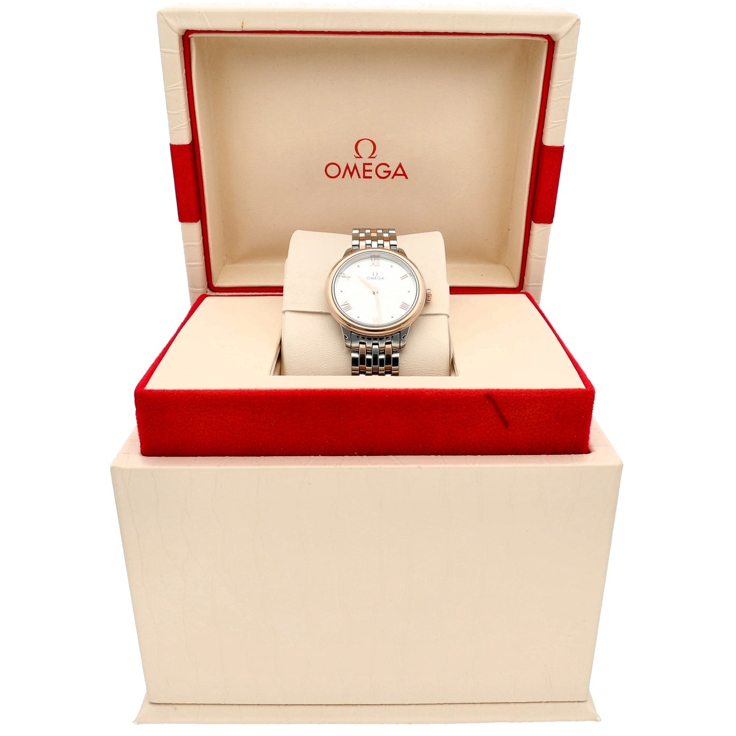 Omega De Ville Prestige 434.20.28.60.02.001 27.5mm Bi-Colour Watch