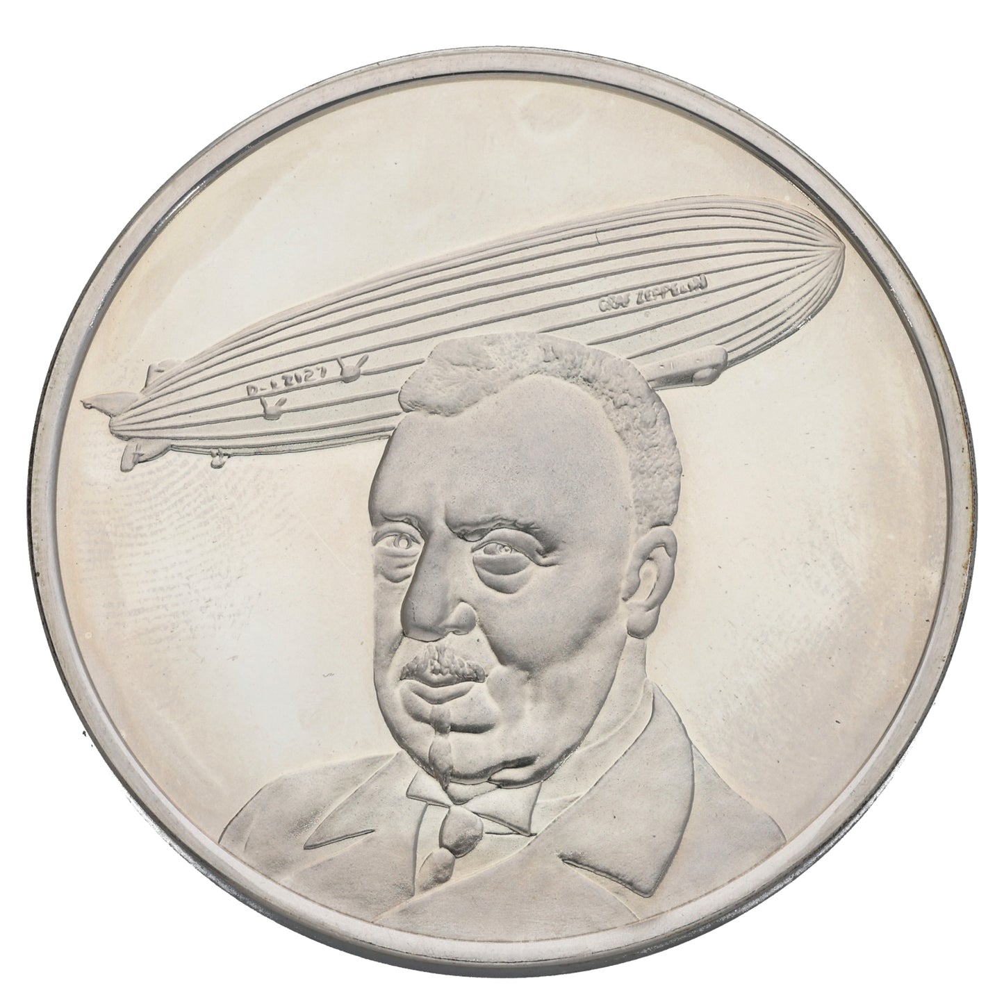 Silver Royal Airforce Museum First Airship Flight Around The World Medal