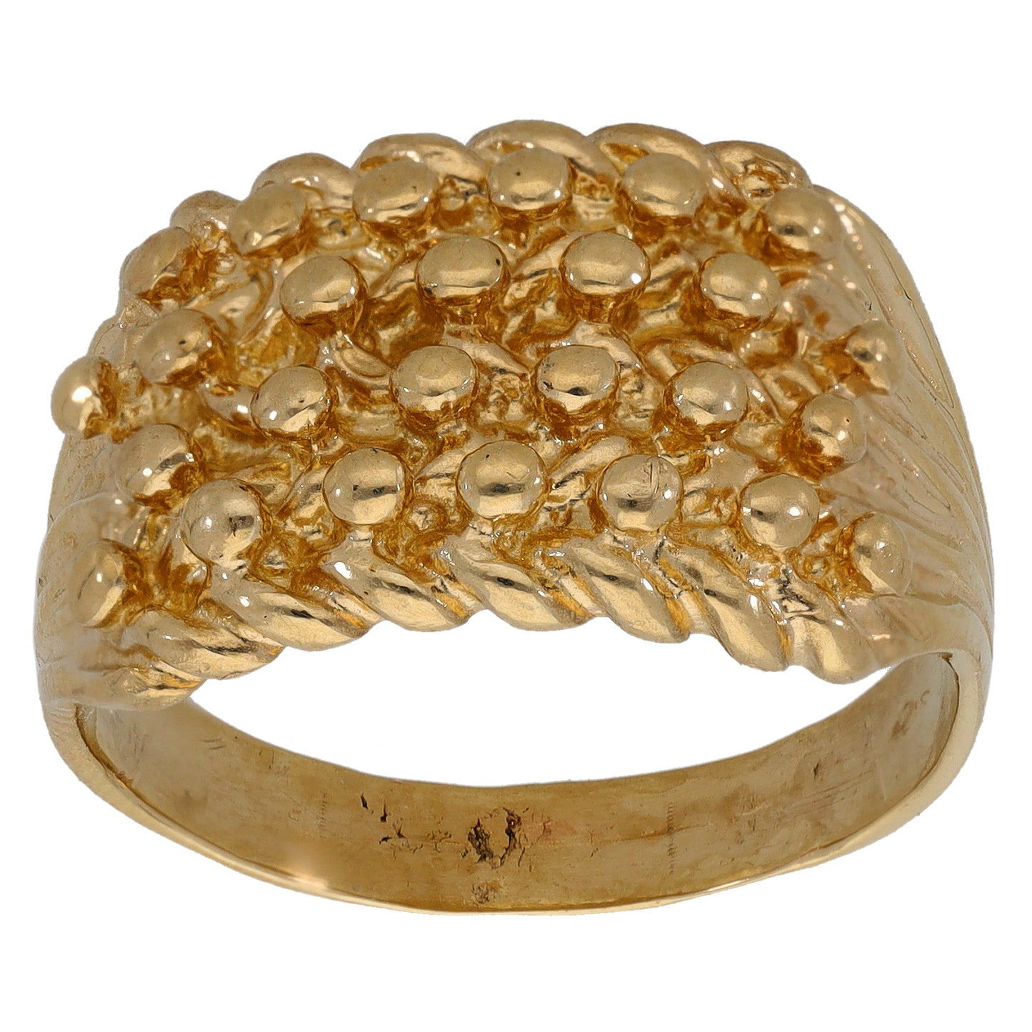 9ct Gold Keeper Ring Size X
