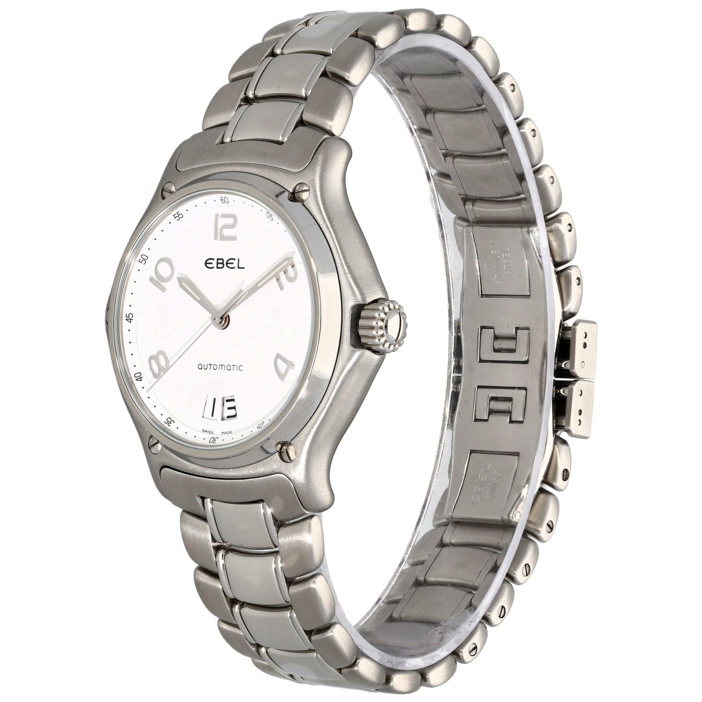 Ebel 1911 Big Date E9125241 38mm Stainless Steel Watch
