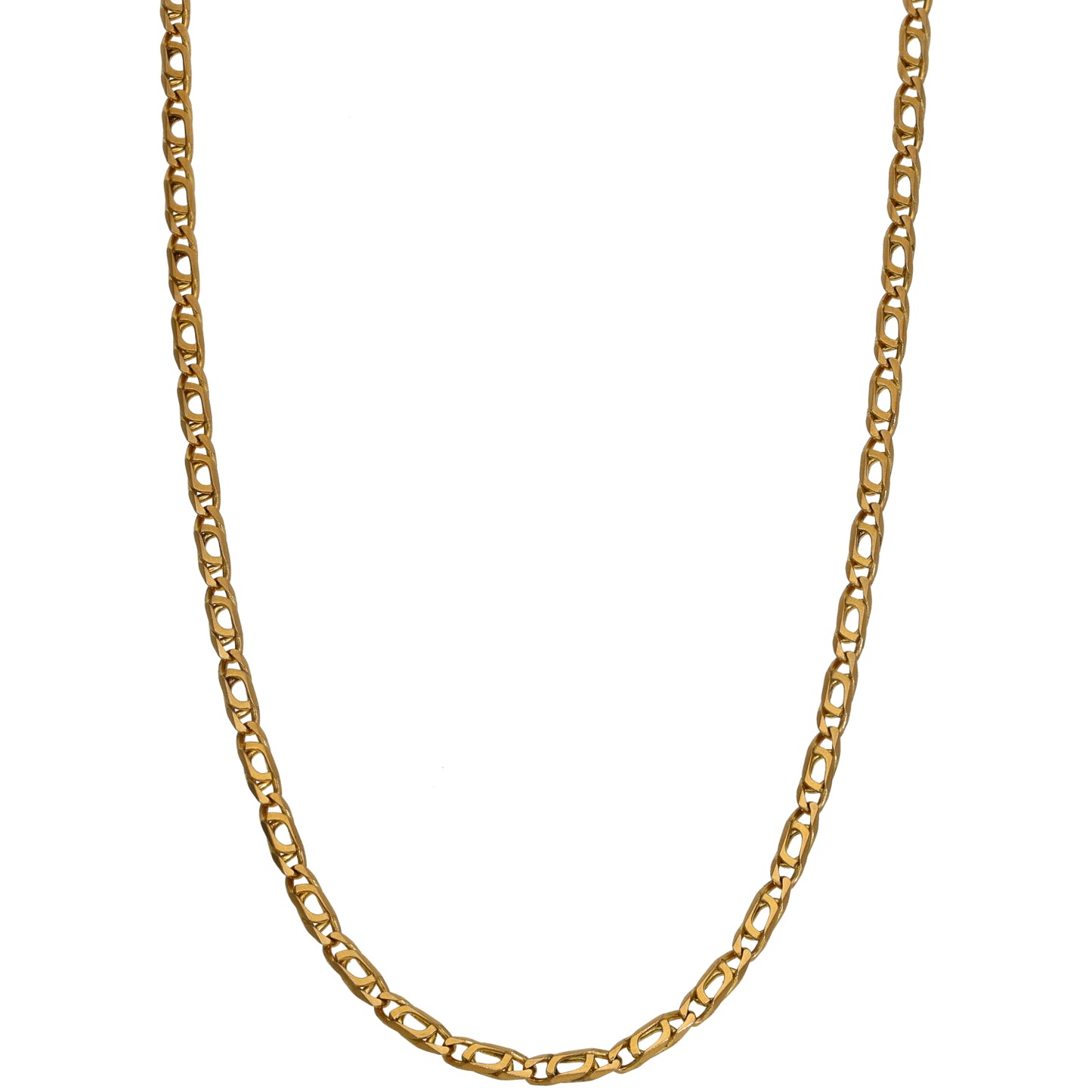 9ct Gold Double Curb Chain 16"
