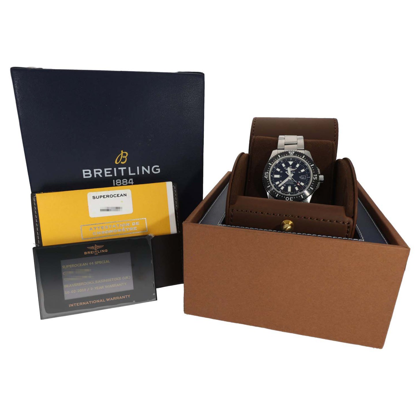 Breitling Superocean Y17393 44mm Stainless Steel Watch