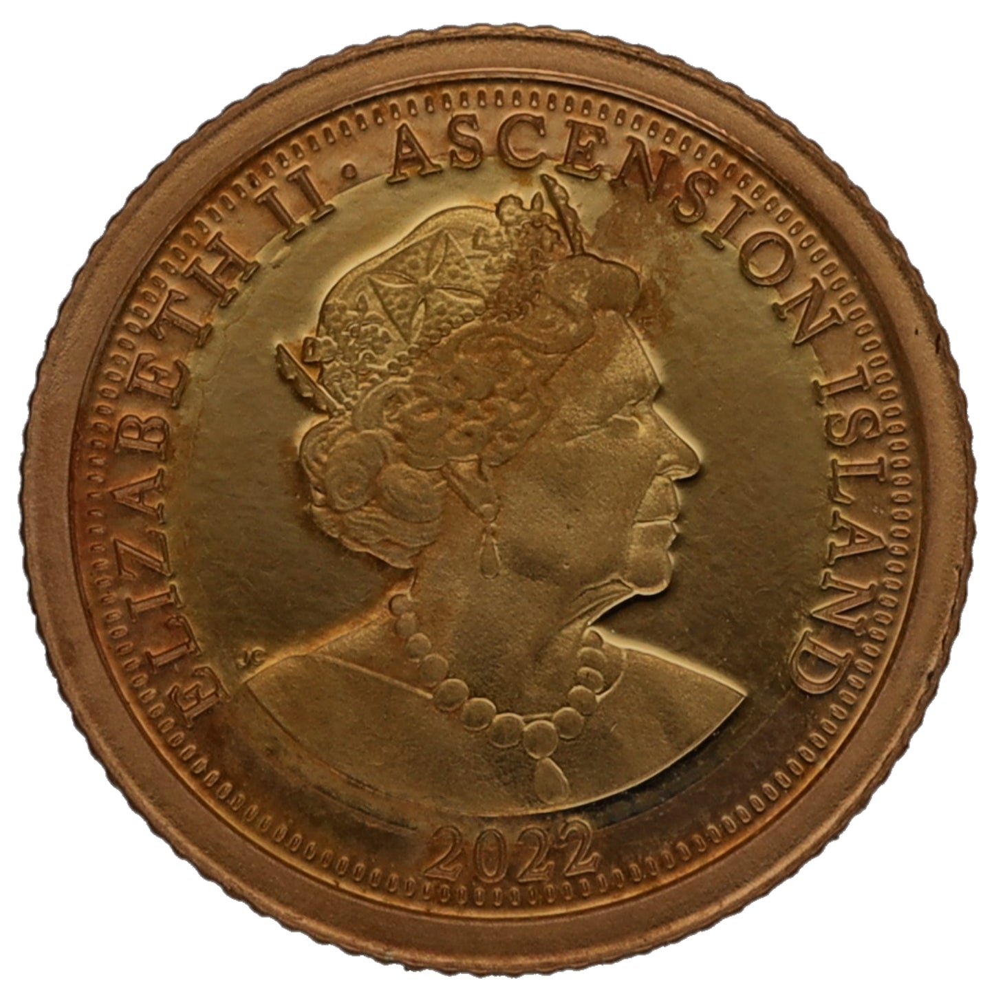 22ct Gold St George & Dragon Eighth Sovereign Coin 2022