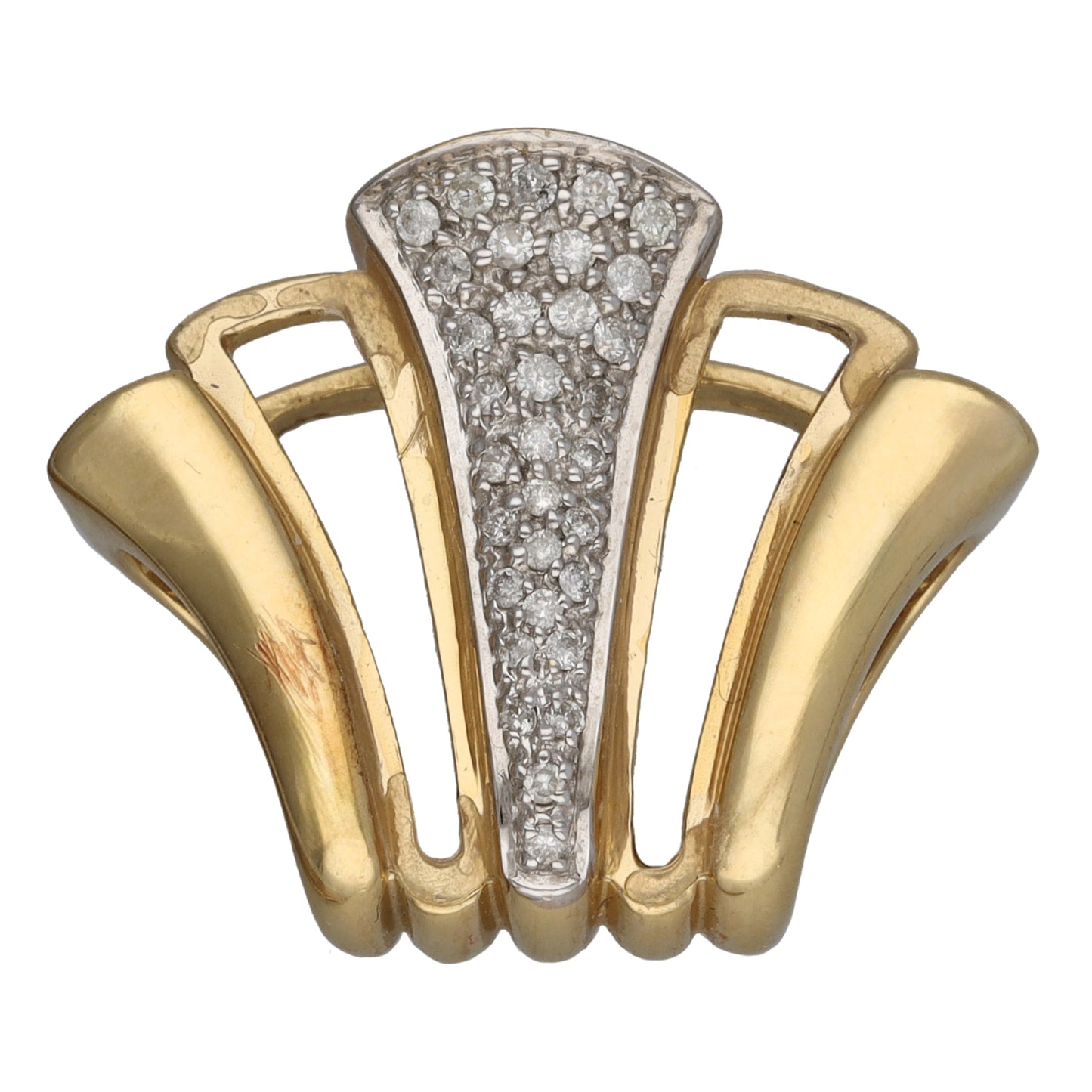 14ct Gold 0.20ct Diamond Dress/Cocktail Pendant