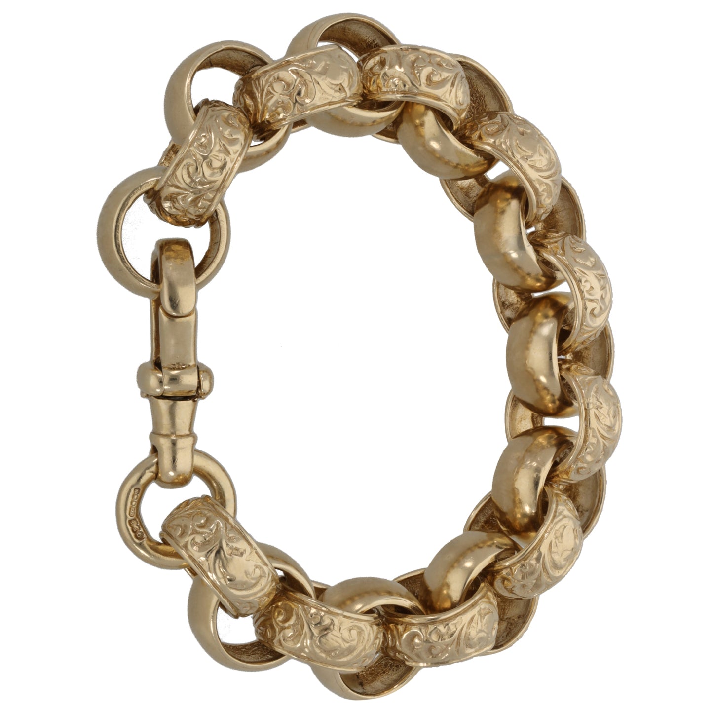 9ct Gold Belcher Bracelet