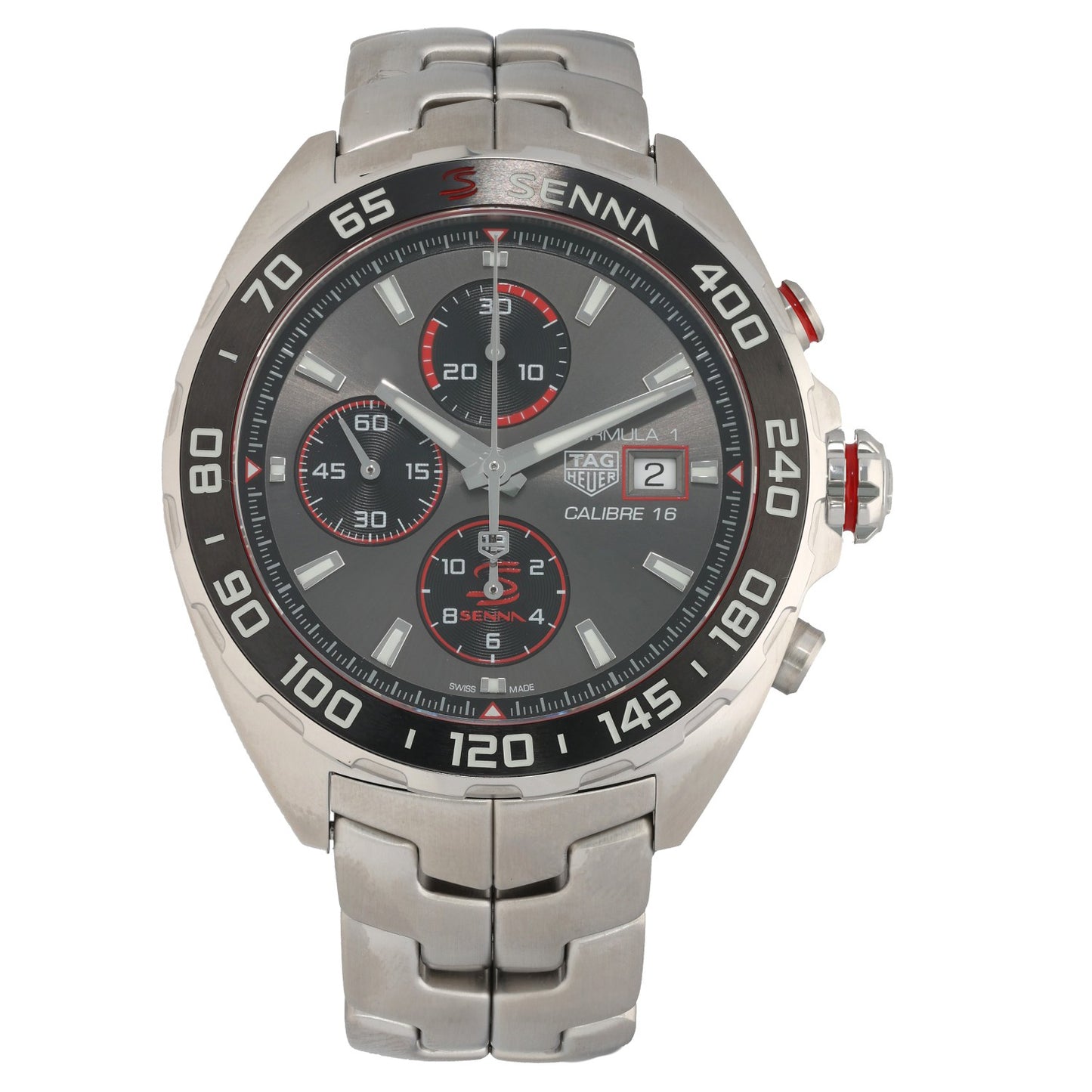 Tag Heuer Formula 1 Senna CAZ201D-0 44mm Stainless Steel Watch