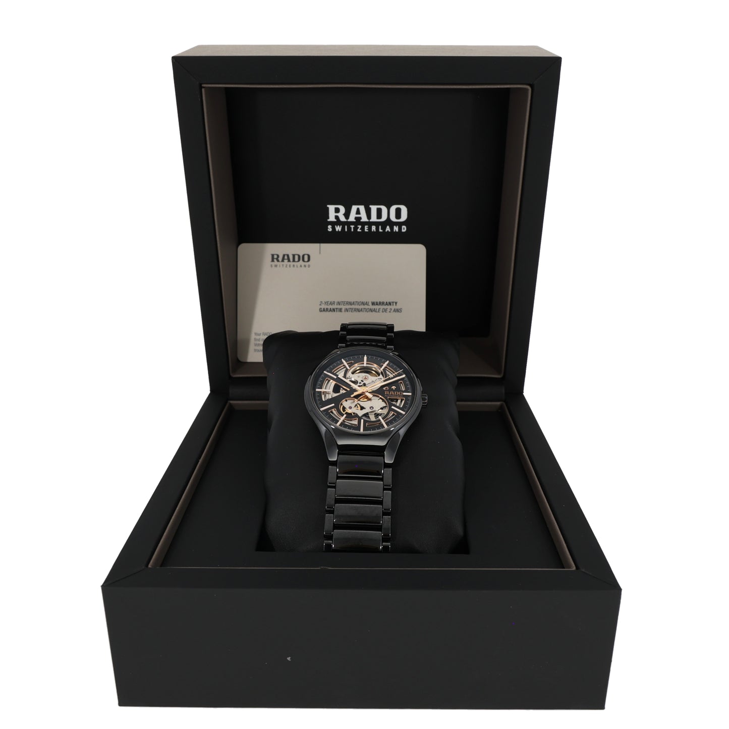 Rado True 734.6107.3 40mm Ceramic Watch