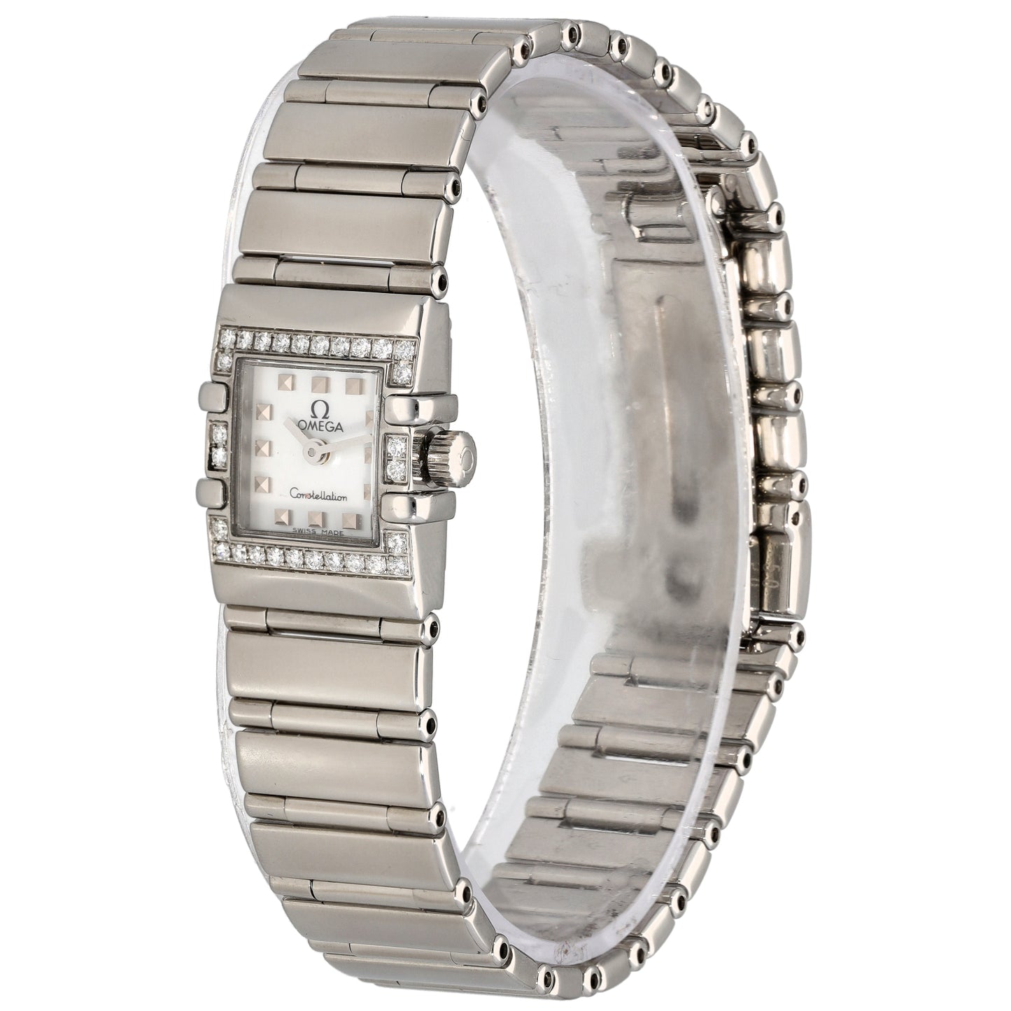 Omega Constellation Quadra 1537.71.00 20mm Stainless Steel Watch