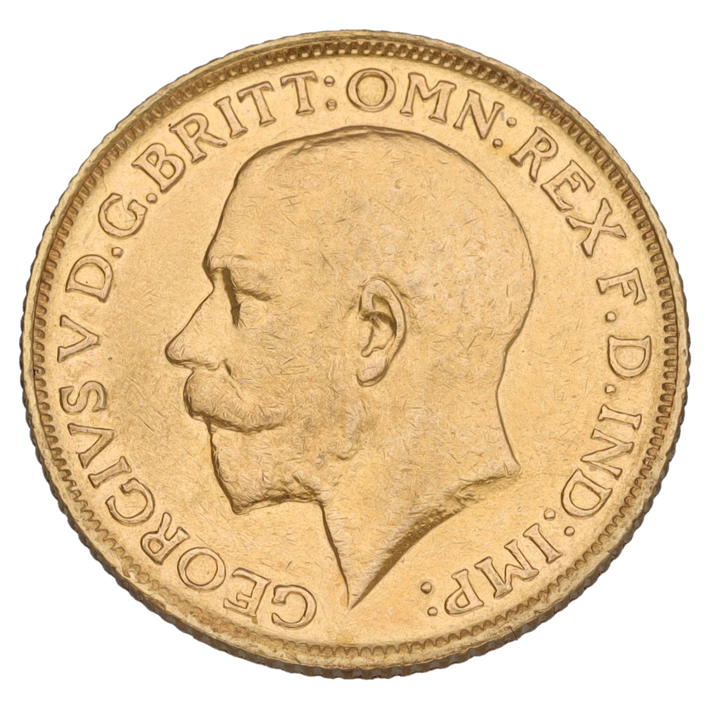 22ct Gold King George V Full Sovereign Coin 1912