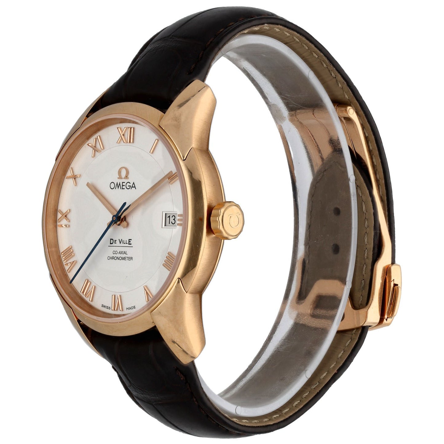 Omega De Ville 43mm Gold Watch