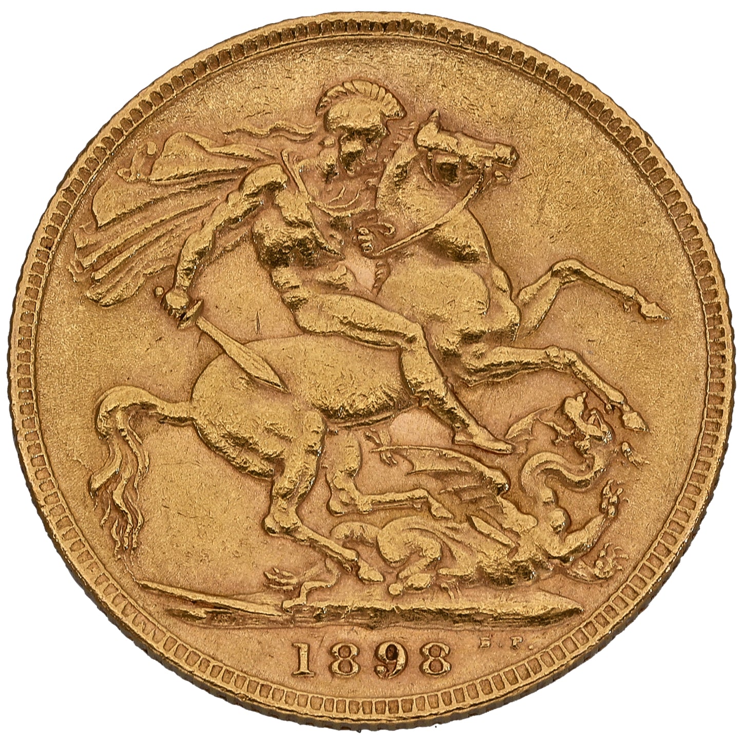 22ct Gold Queen Victoria Full Sovereign Coin 1898