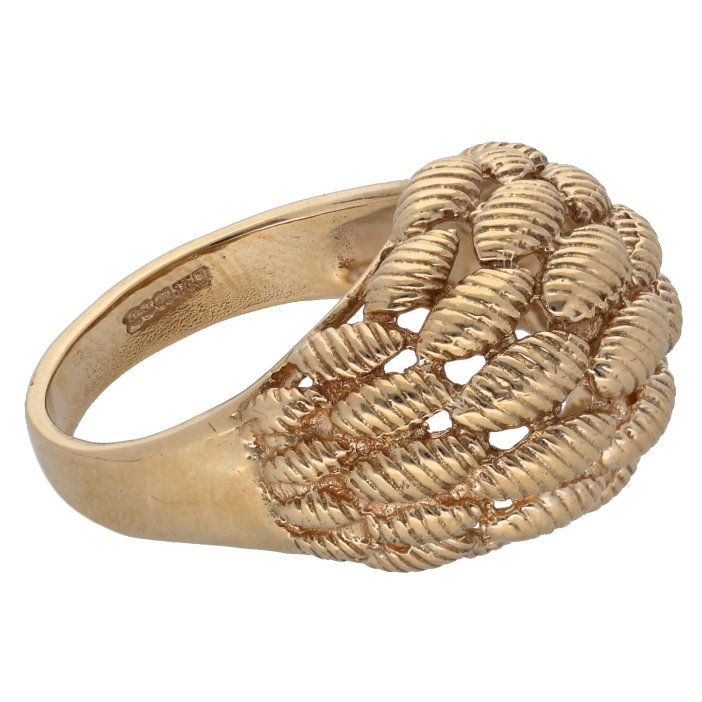 9ct Gold Alternative Ring Size N