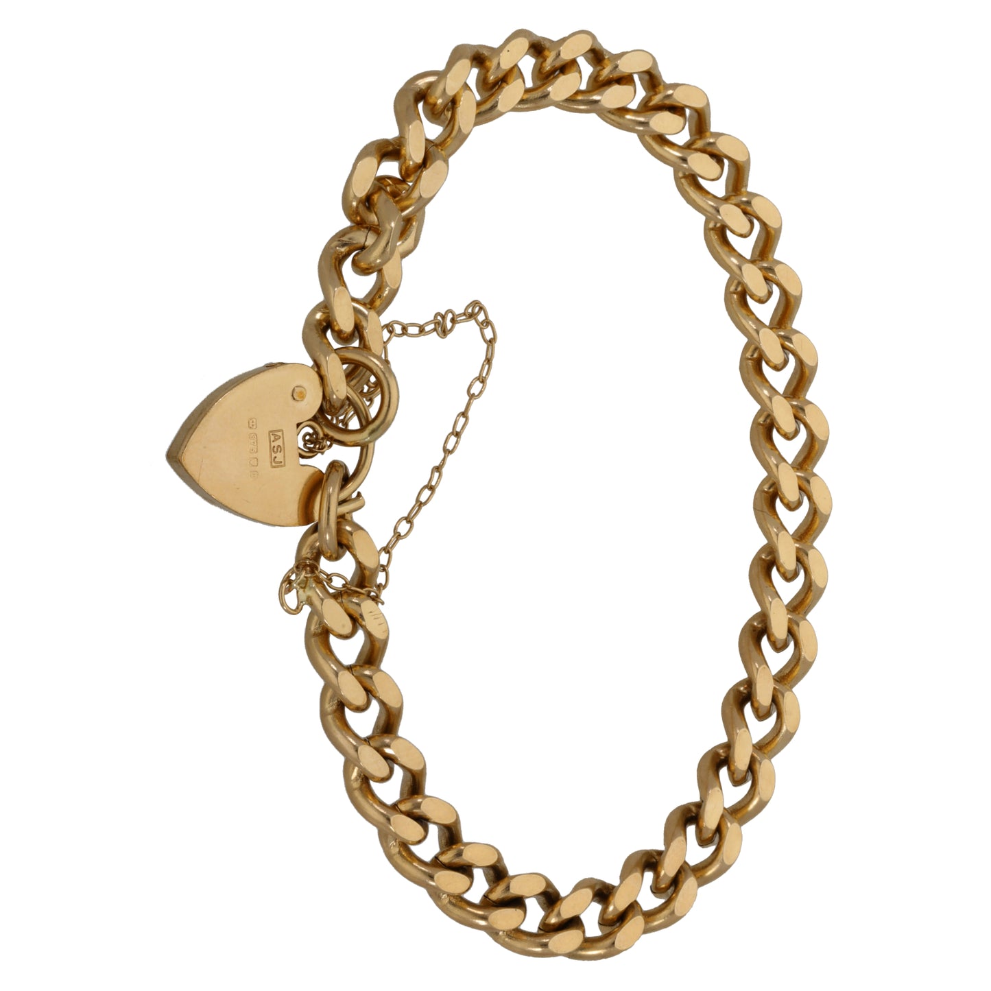 9ct Gold Gate Bracelet