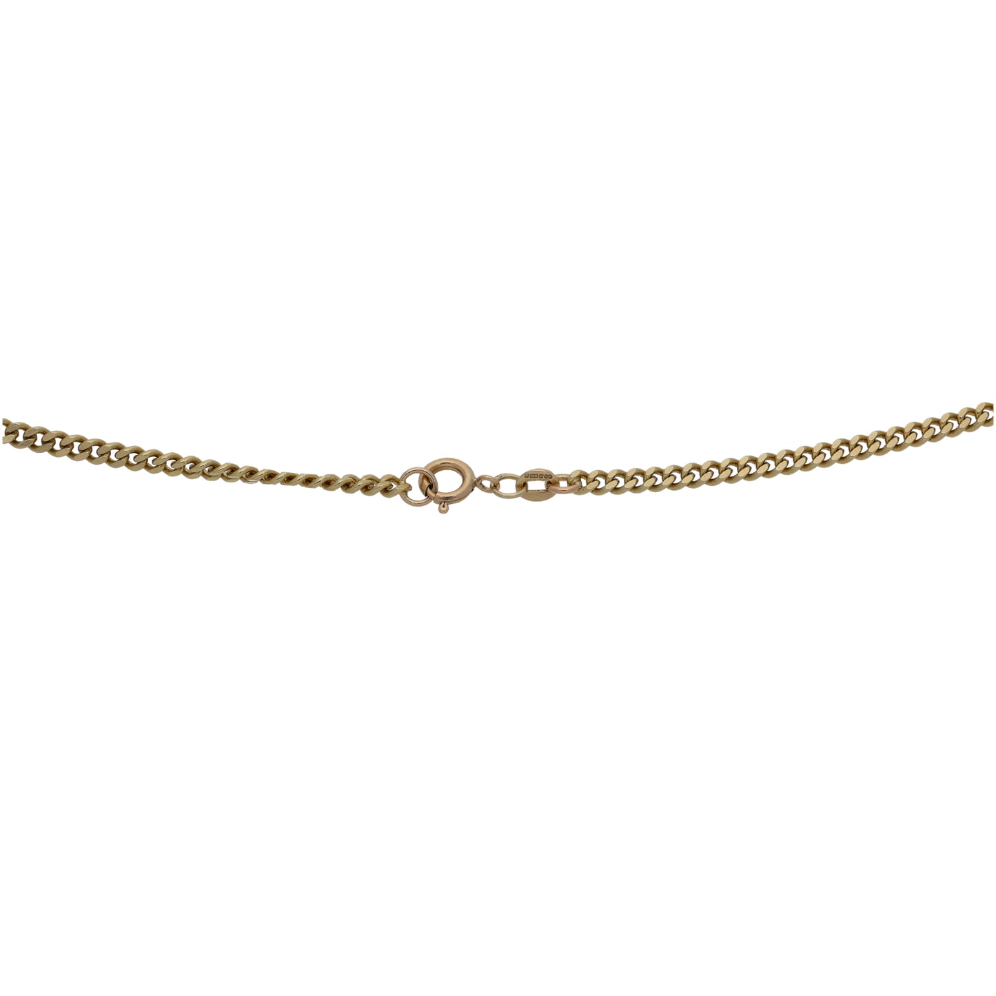 9ct Gold Curb Chain 20"