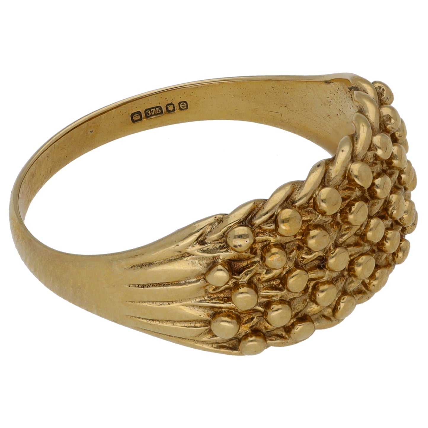9ct Gold Keeper Ring Size S