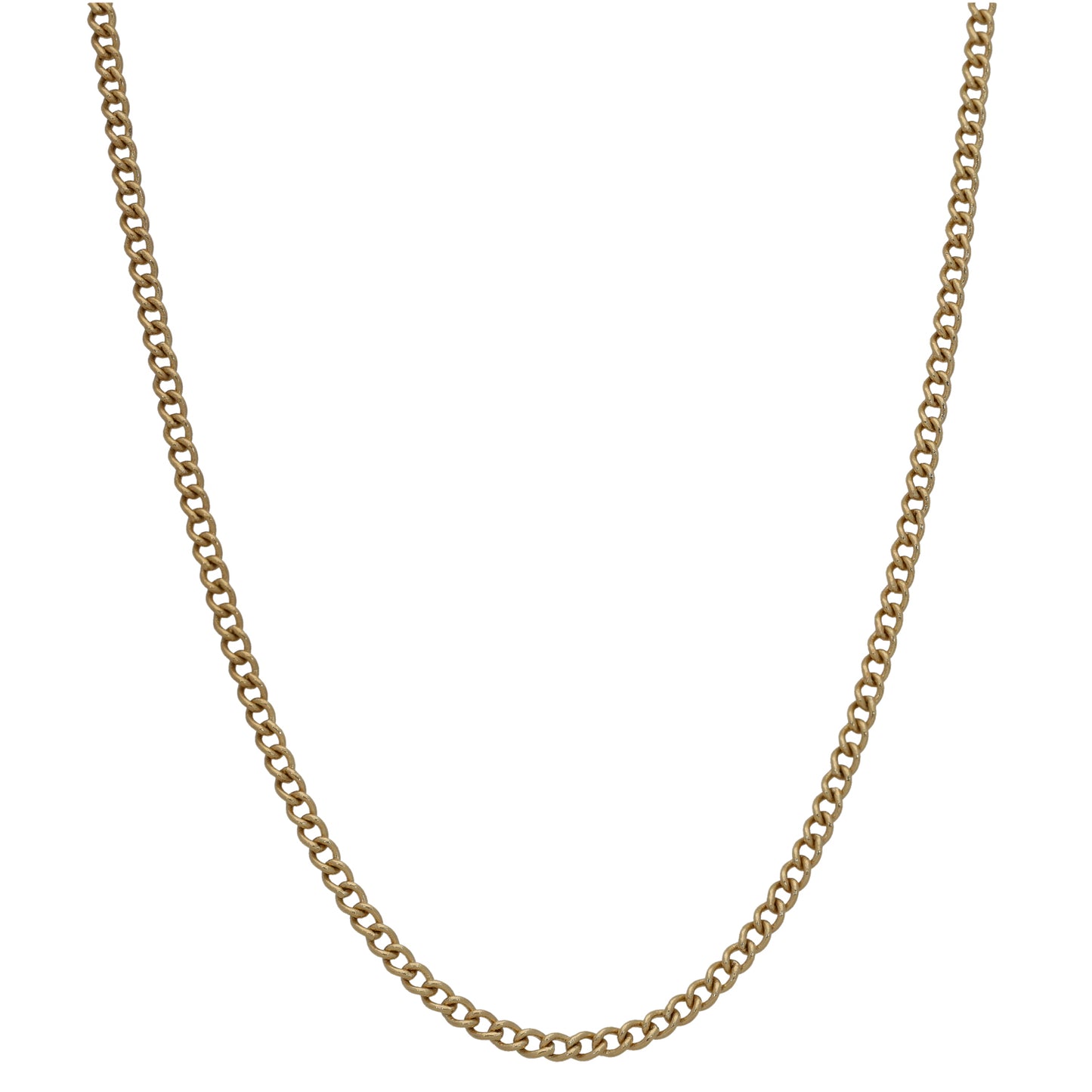 9ct Gold Curb Chain 24"