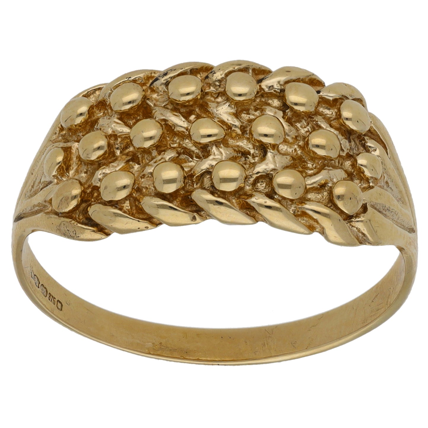 9ct Gold Keeper Ring Size U