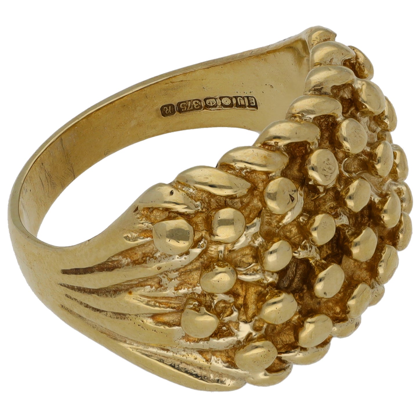 9ct Gold Keeper Ring Size R