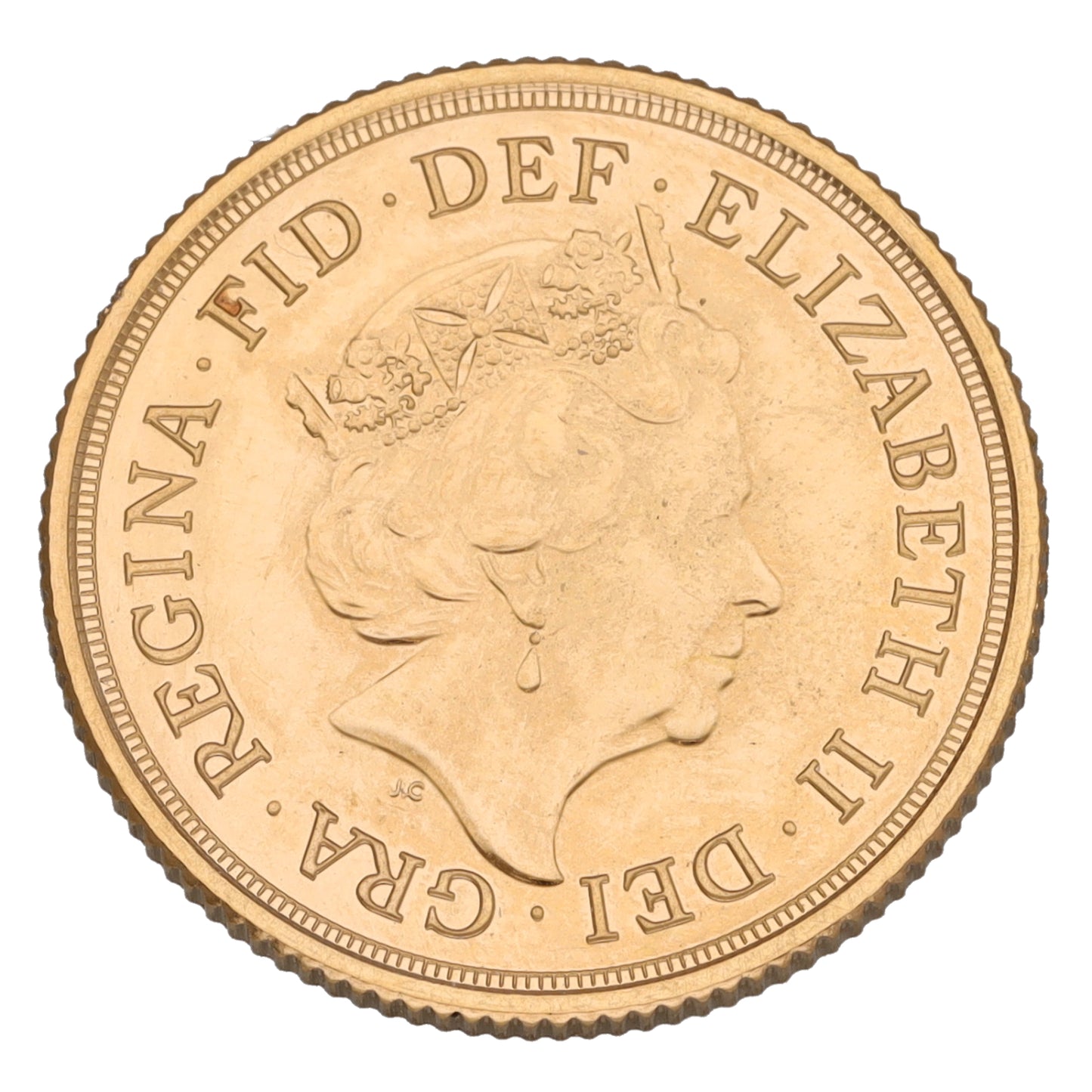 22ct Gold Queen Elizabeth II Full Sovereign Coin 2020