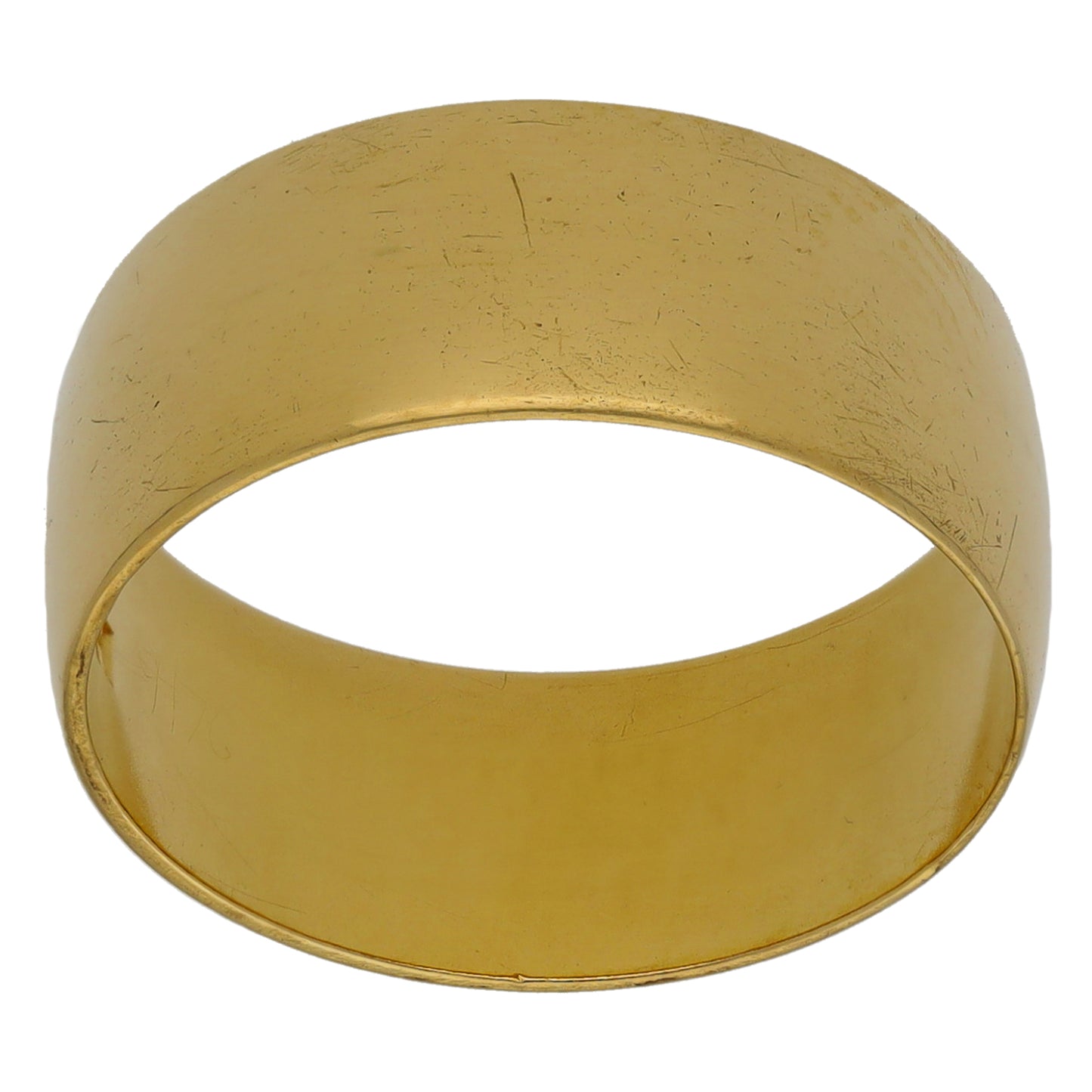 18ct Gold Plain Wedding Ring Size P
