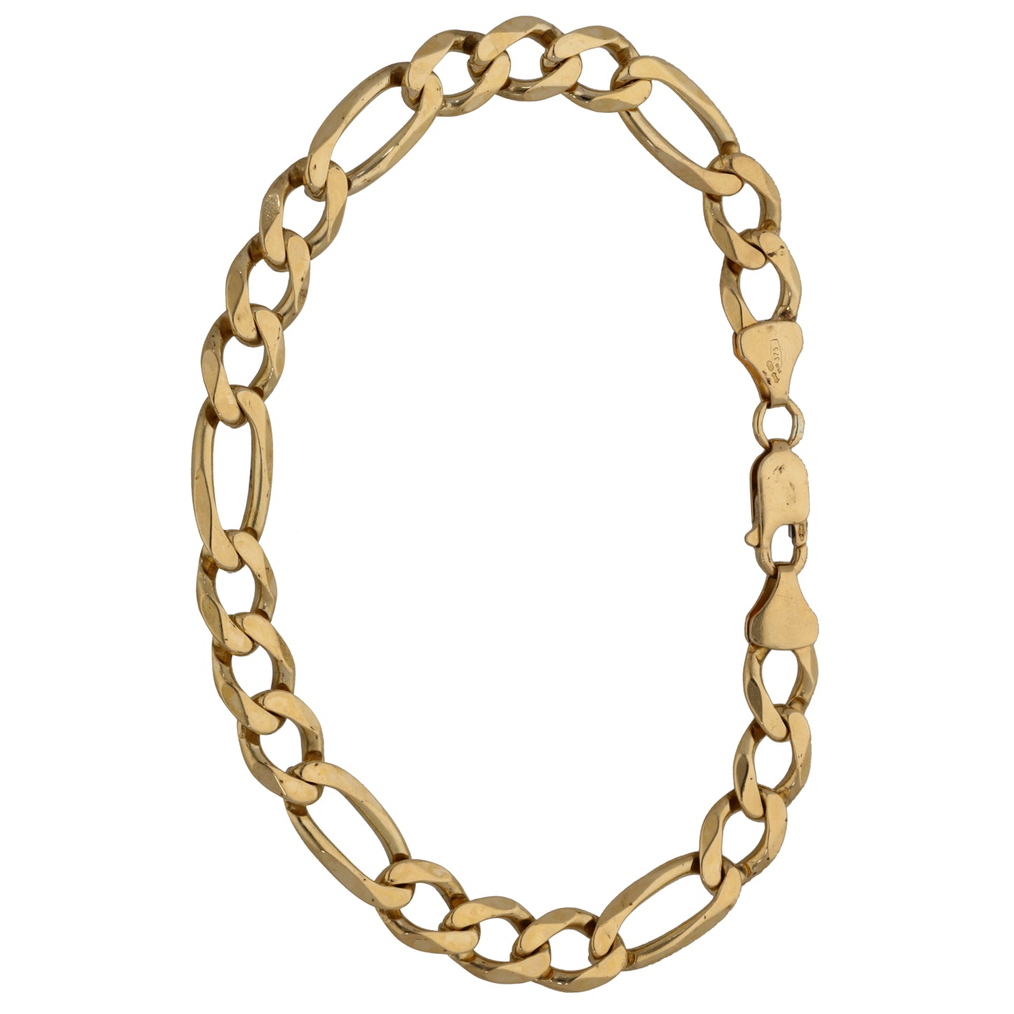 9ct Gold Figaro Bracelet