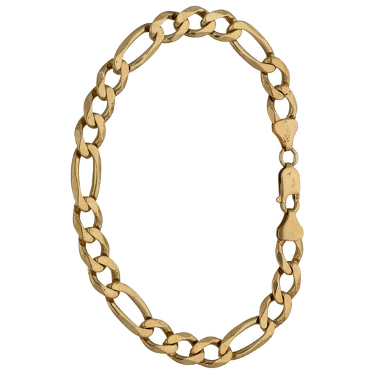 9ct Gold Figaro Bracelet