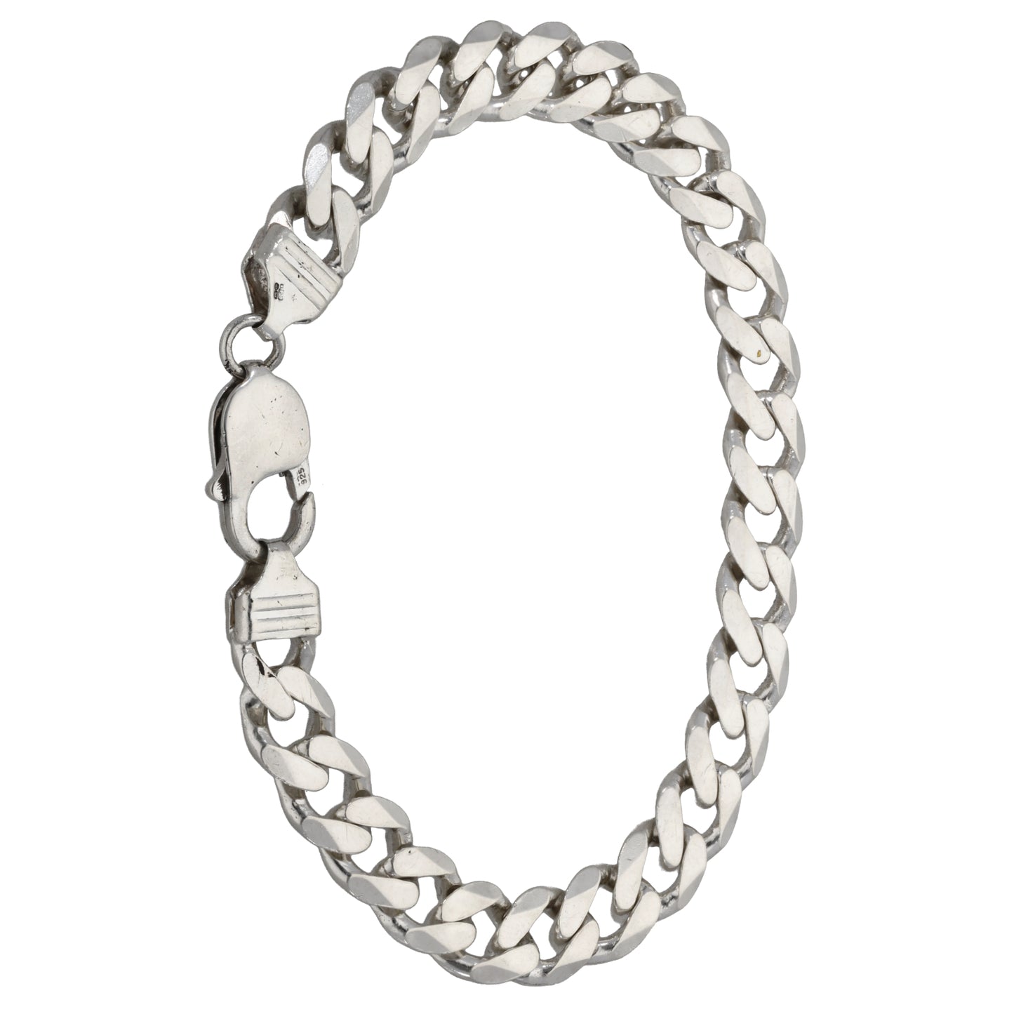 Sterling Silver Curb Bracelet