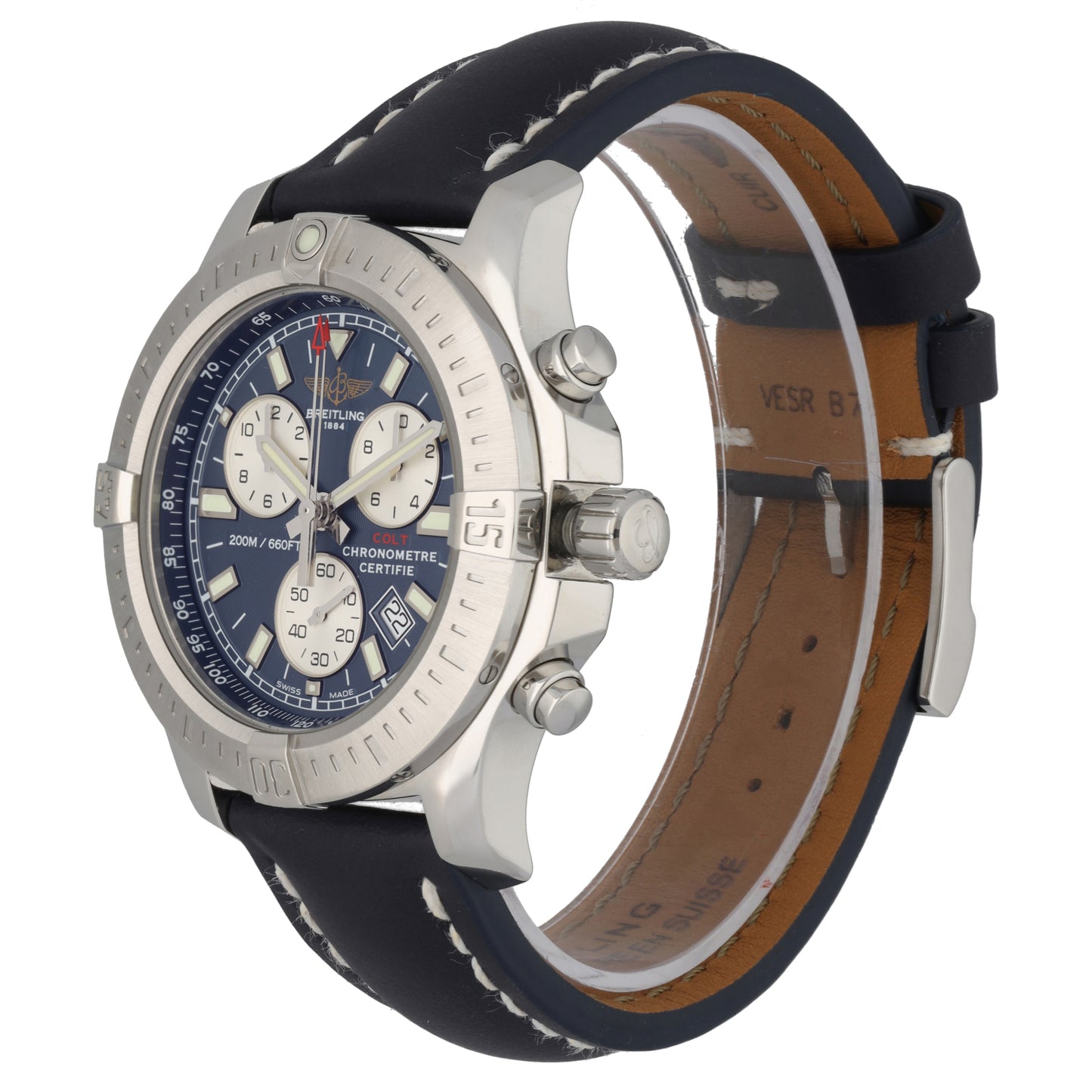 Breitling Colt Chronograph II A73388 44mm Stainless Steel Watch