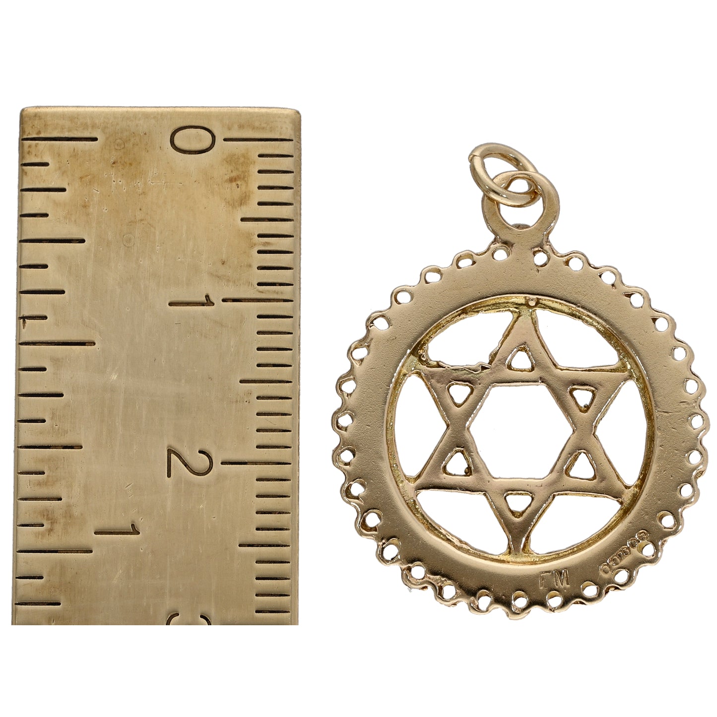 9ct Gold Star of David Pendant
