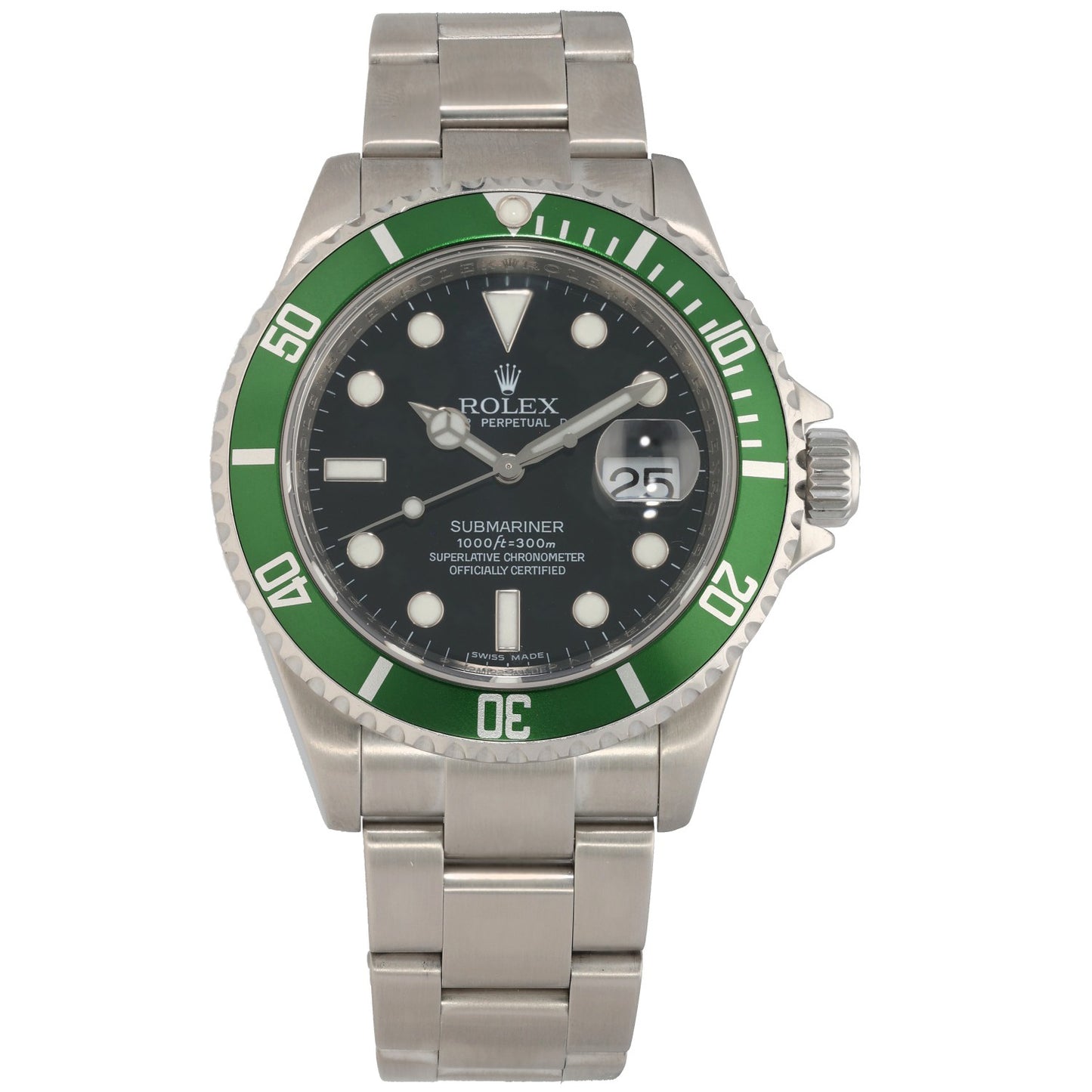 Rolex Submariner 16610LV 40mm Stainless Steel Watch